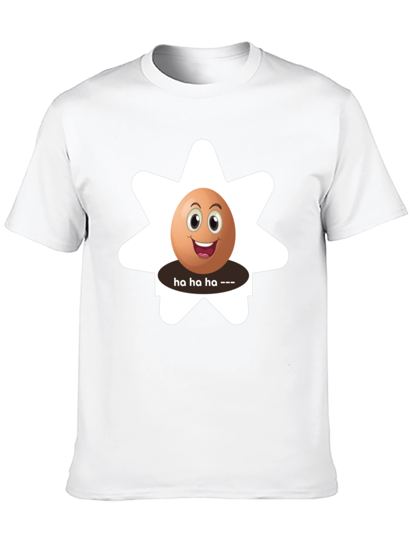 Funny Egg Cartoon Graphic T-Shirt