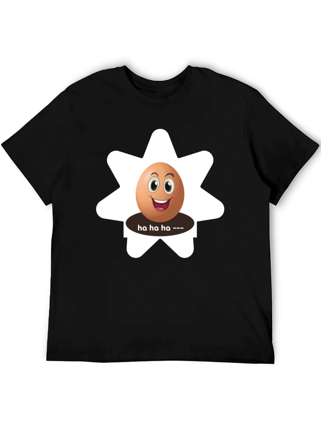 Funny Egg Cartoon Graphic T-Shirt