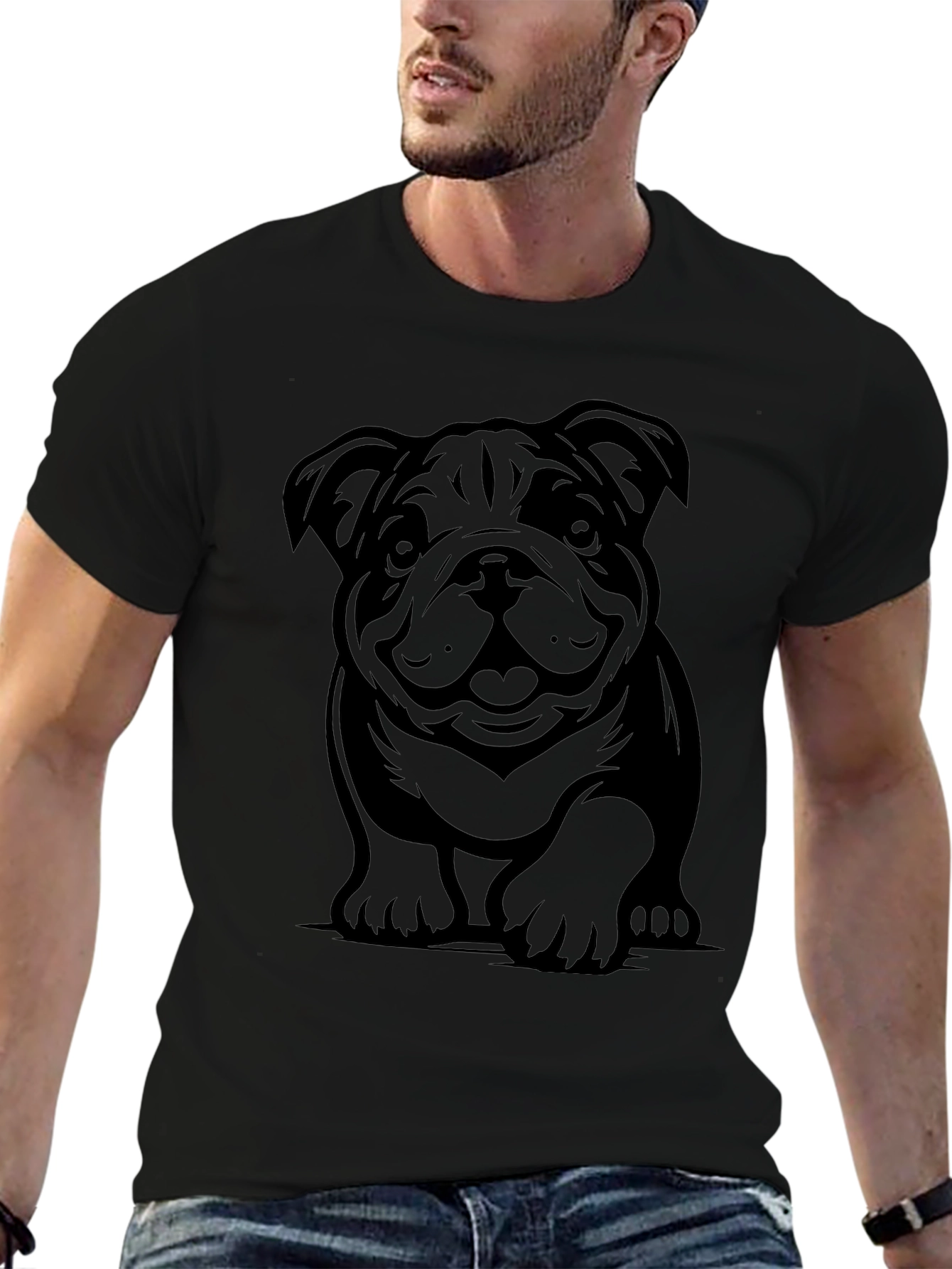 Bulldog Graphic T-Shirt
