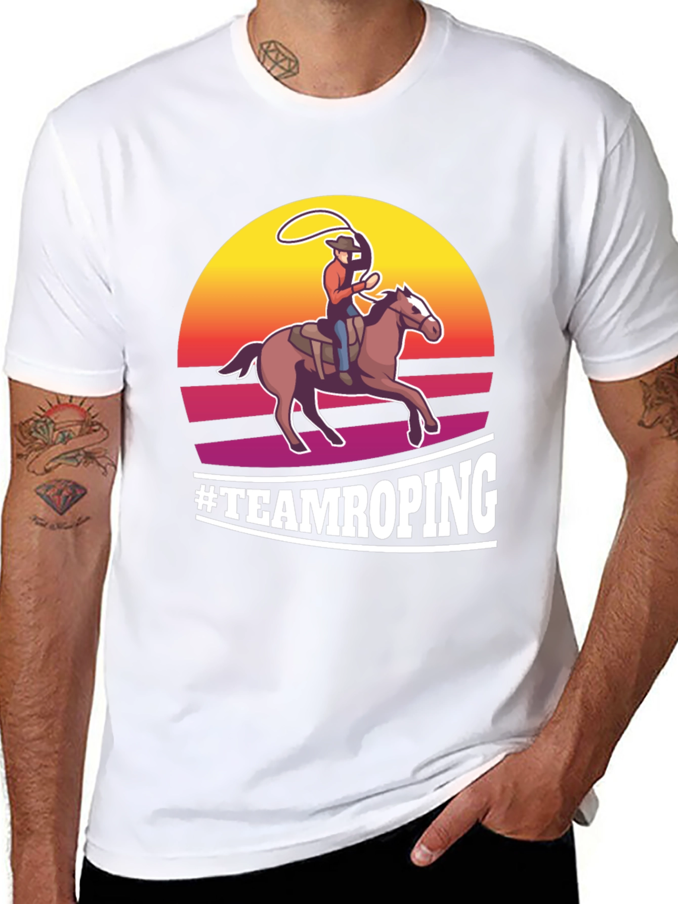 Team Roping Graphic Tee