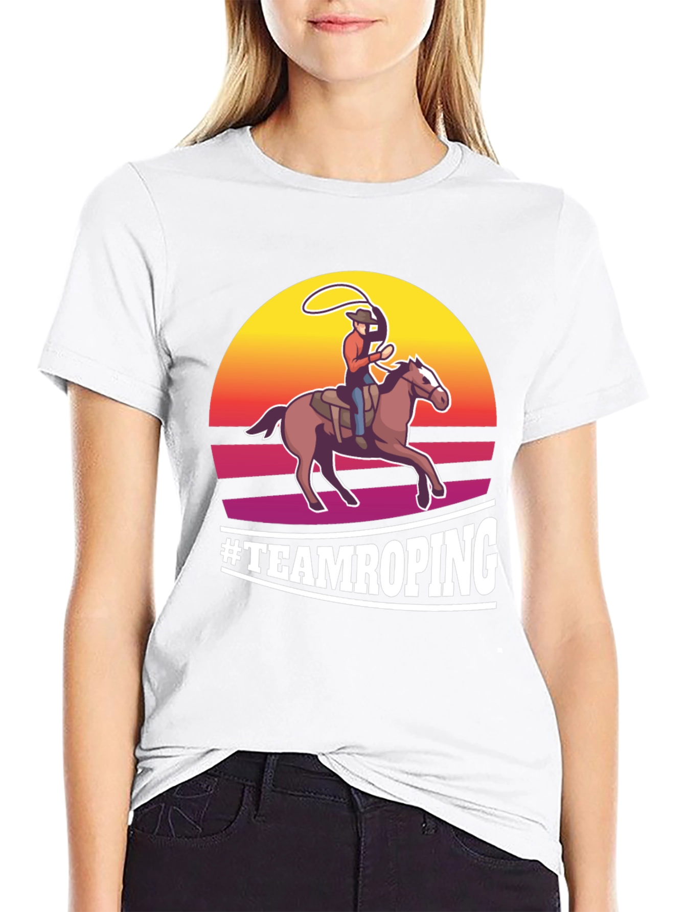 Team Roping Graphic Tee
