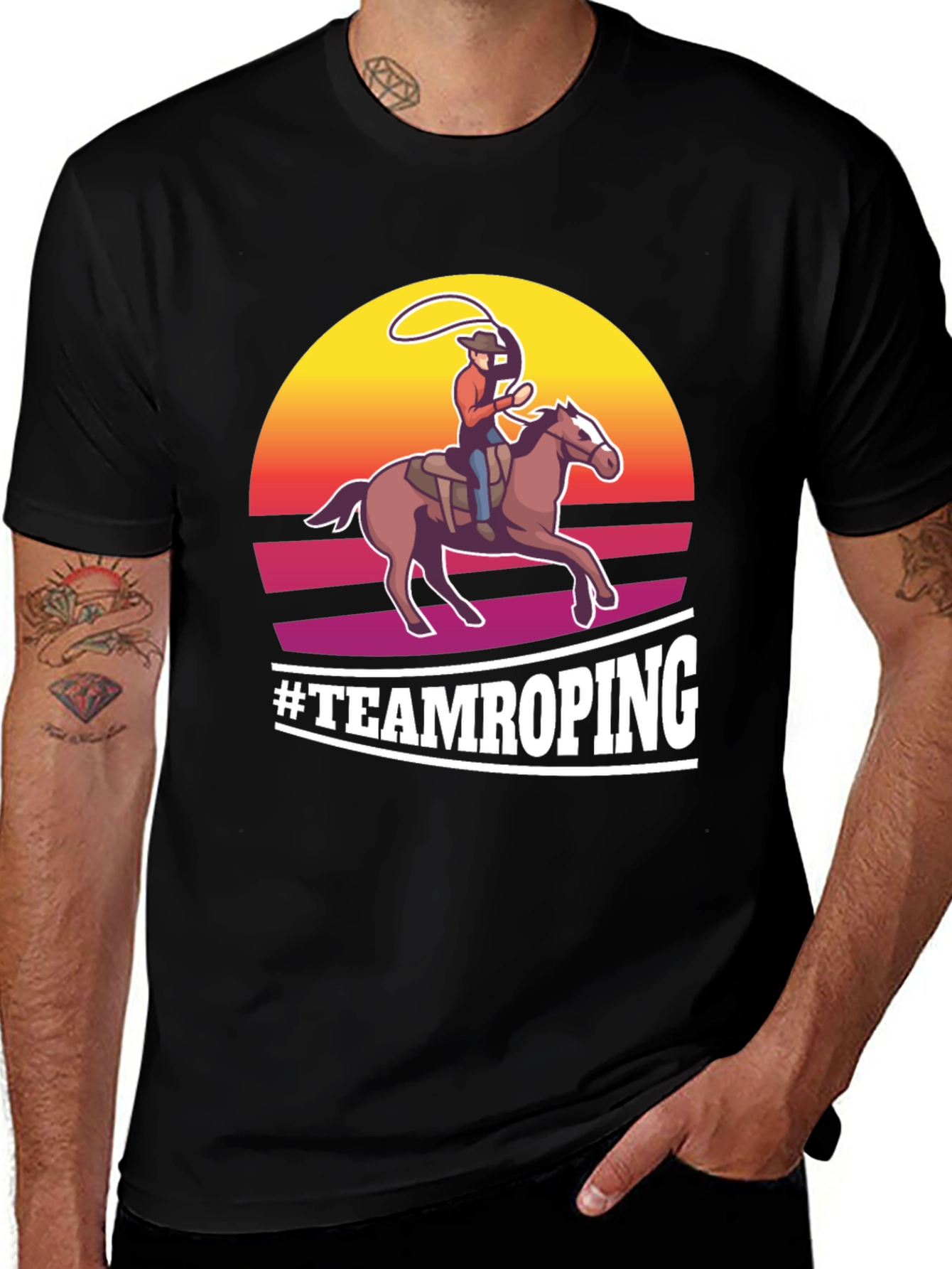 Team Roping Graphic Tee