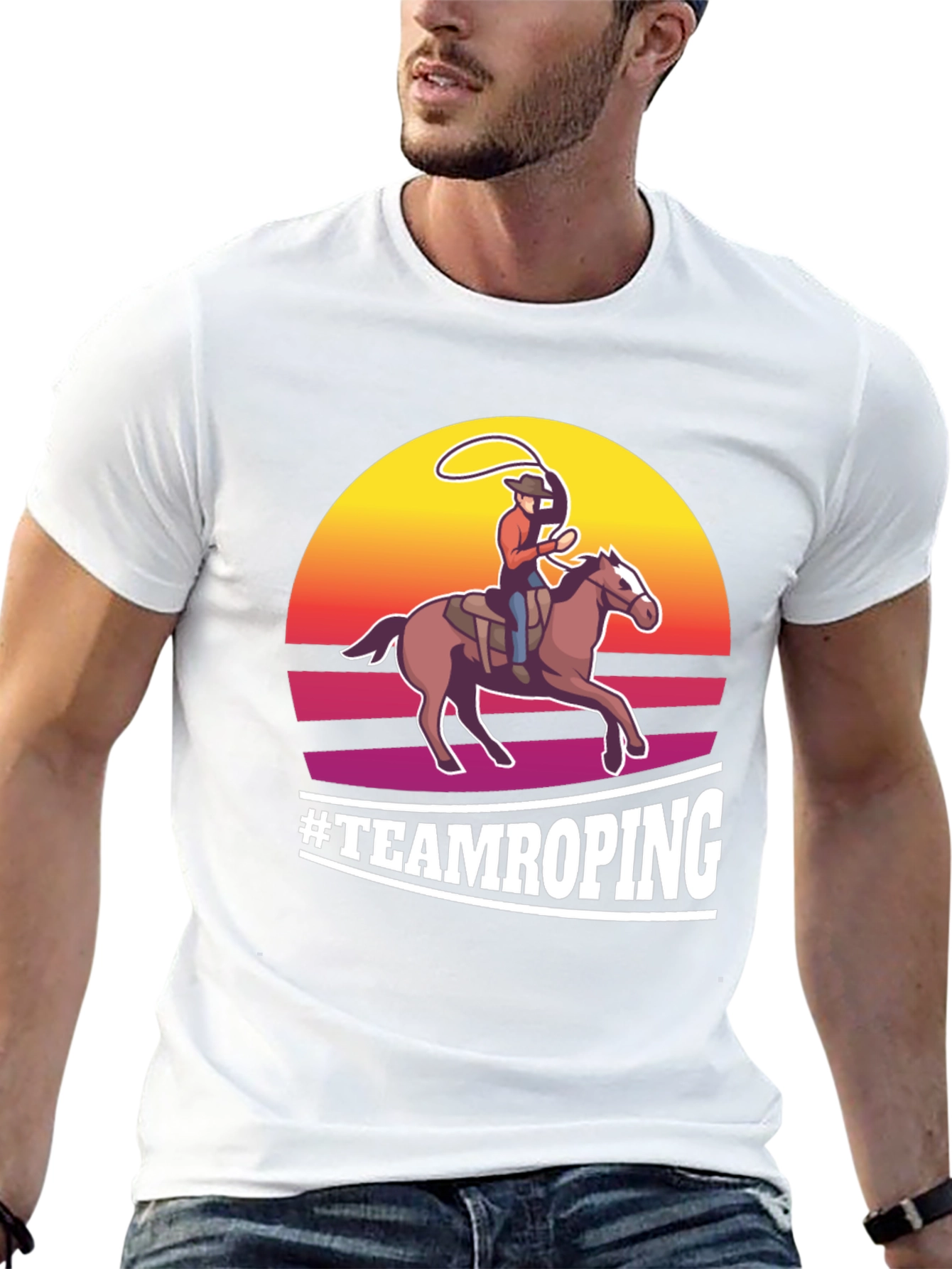 Team Roping Graphic Tee