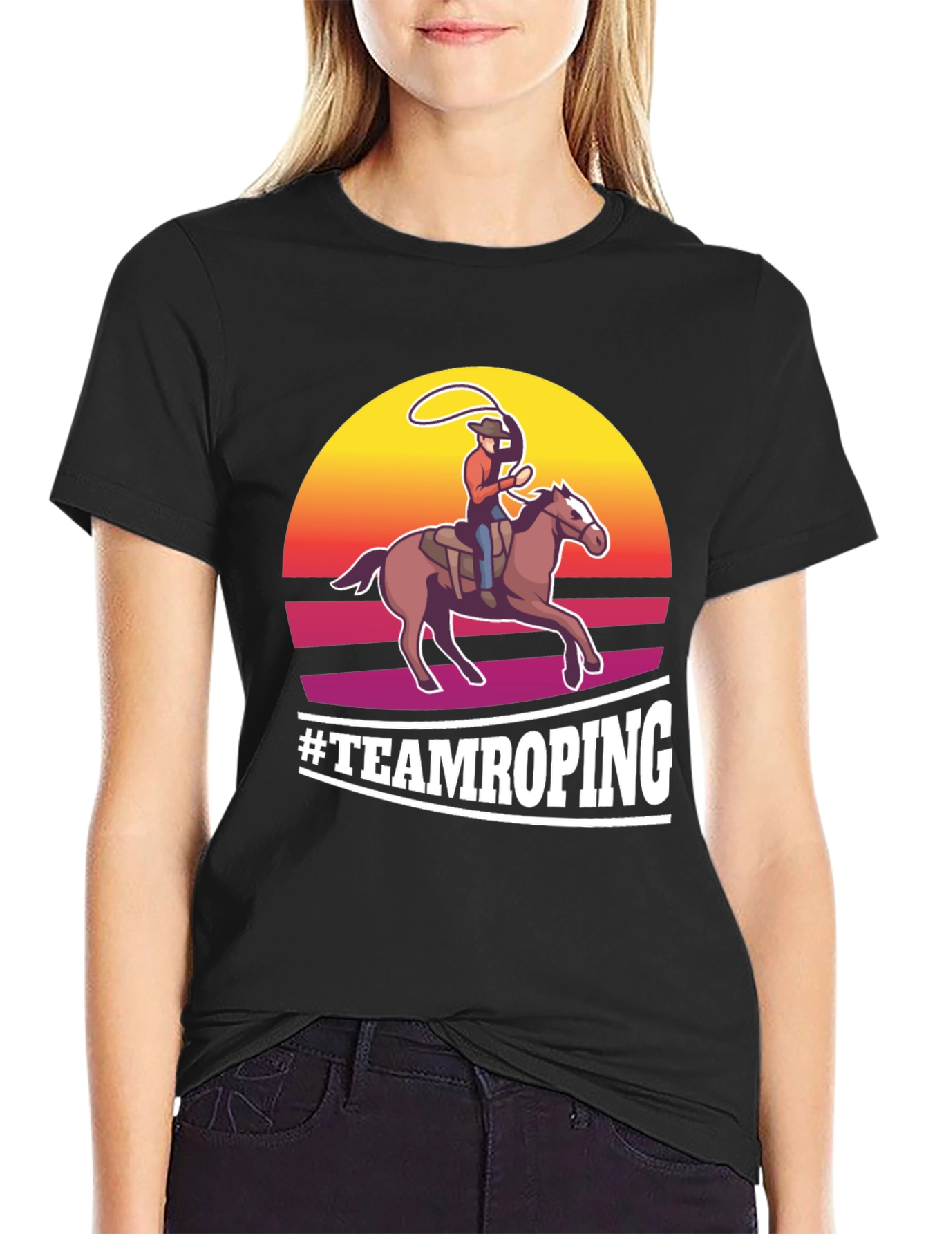 Team Roping Graphic Tee