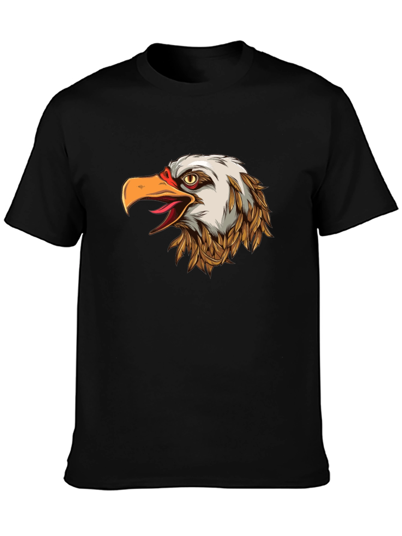 Eagle Graphic Black T-Shirt - Patriotic American Style
