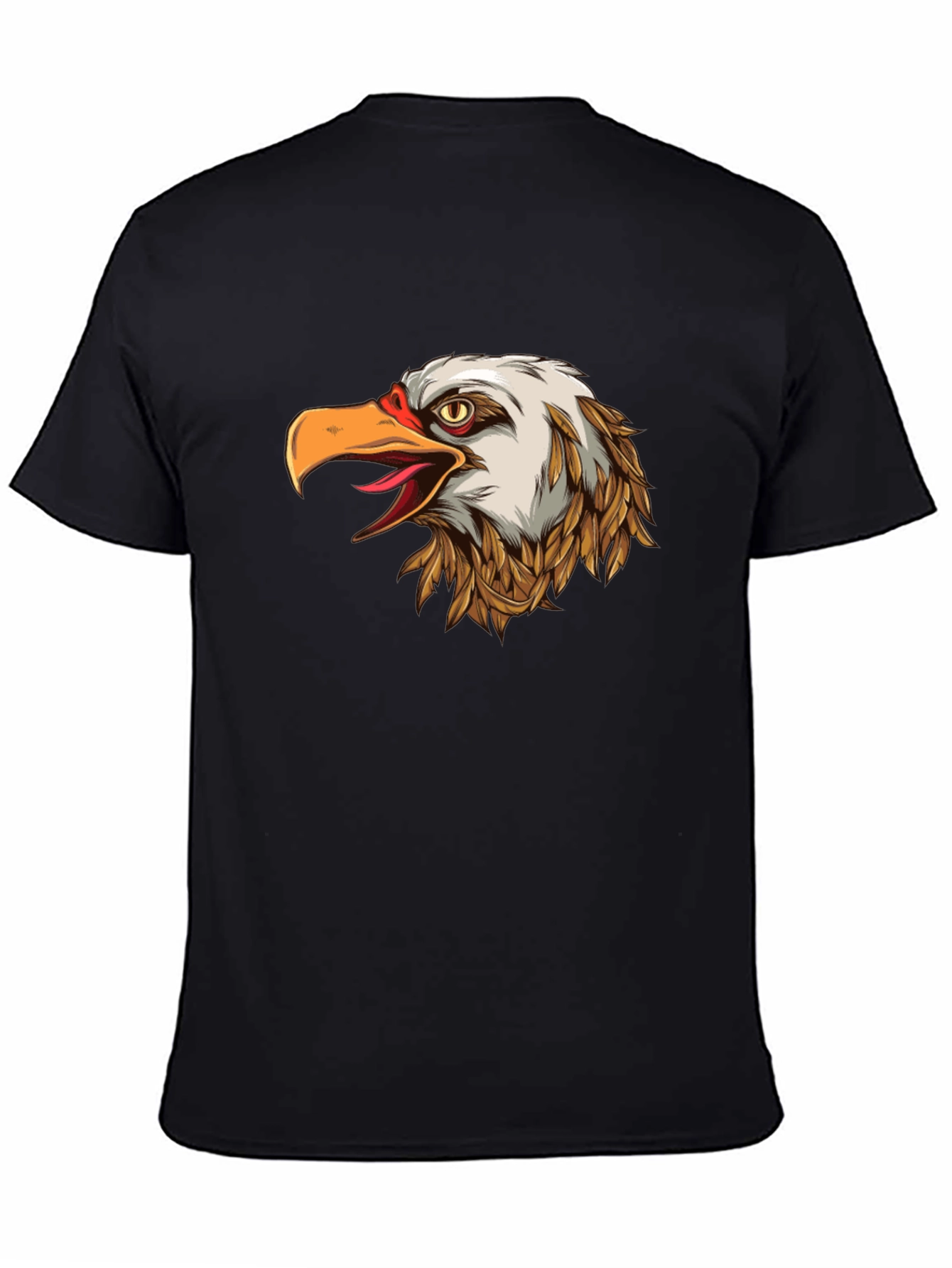 Eagle Graphic Black T-Shirt - Patriotic American Style