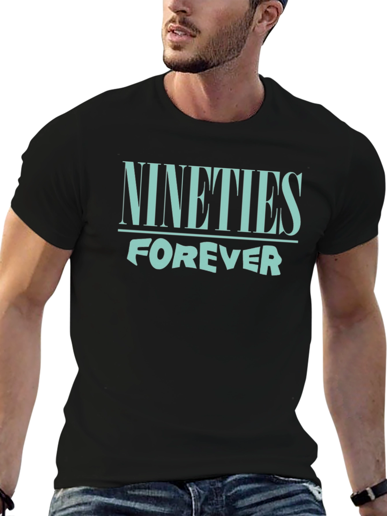 Nineties Forever Graphic Tee - Classic Style