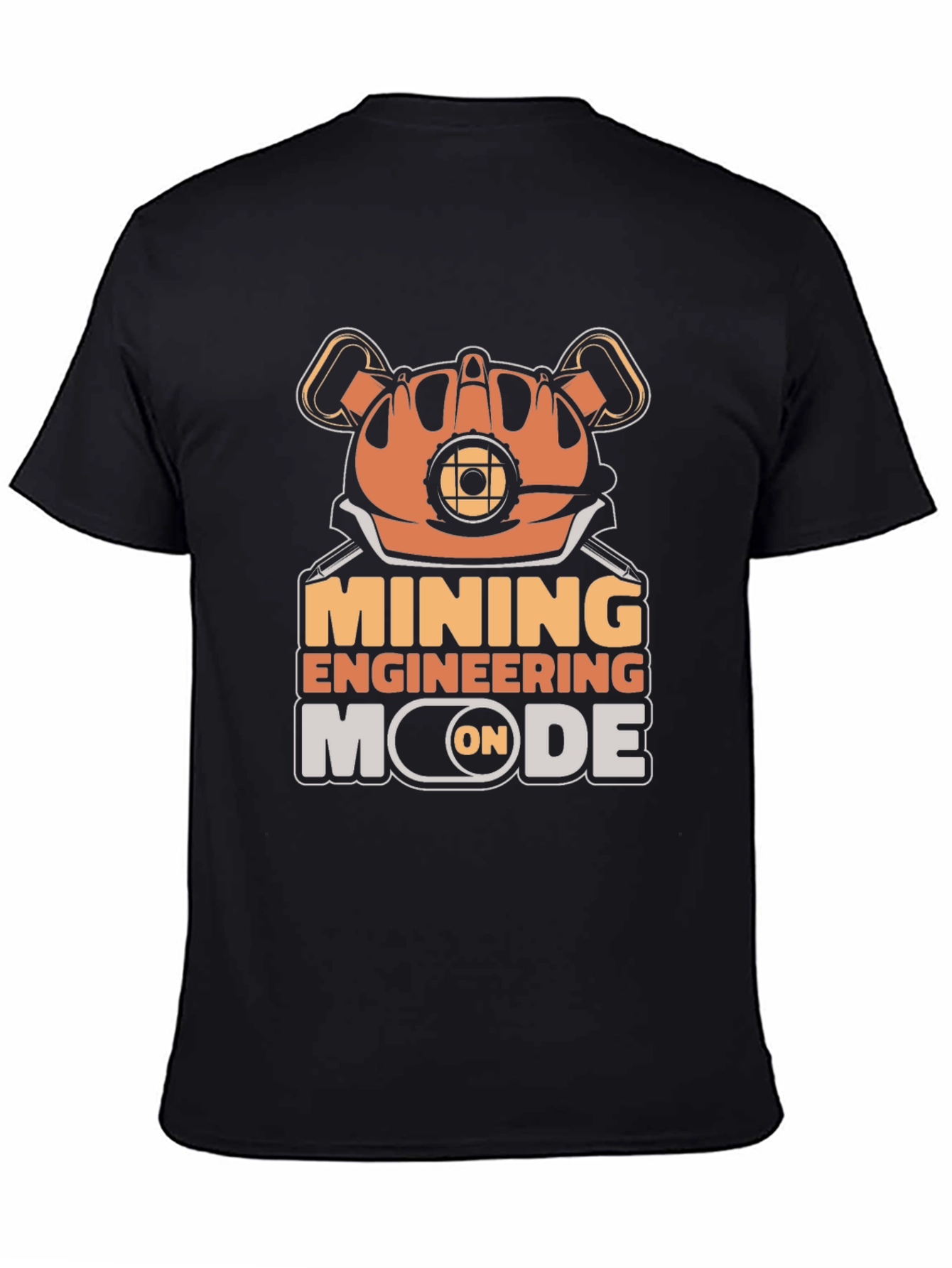 Mining Engineering Mode T-Shirt - Black
