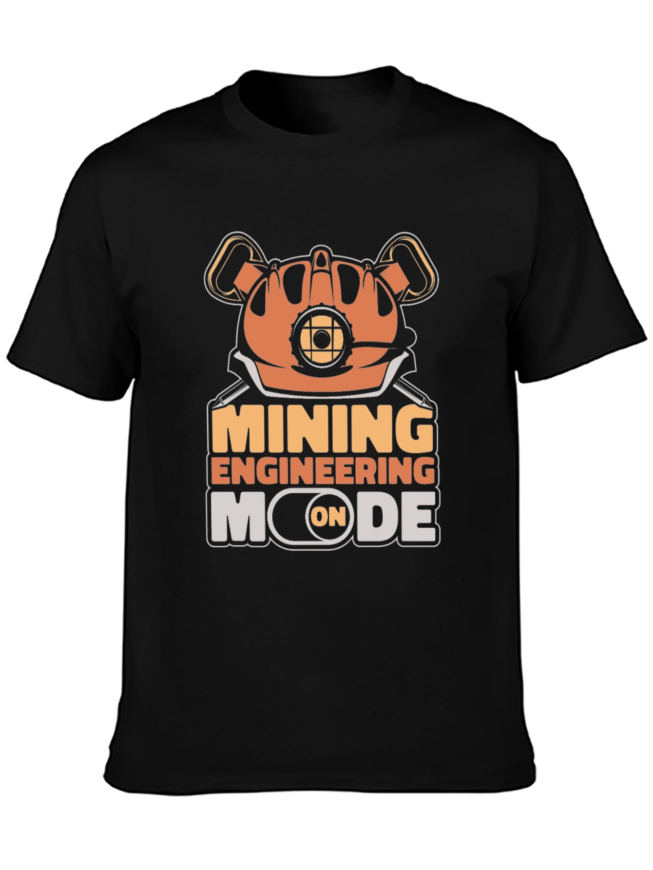 Mining Engineering Mode T-Shirt - Black