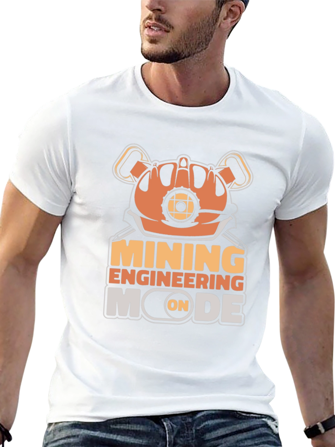 Mining Engineering Mode T-Shirt - Black