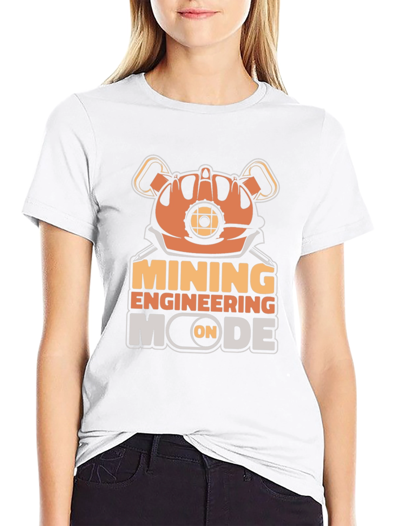 Mining Engineering Mode T-Shirt - Black