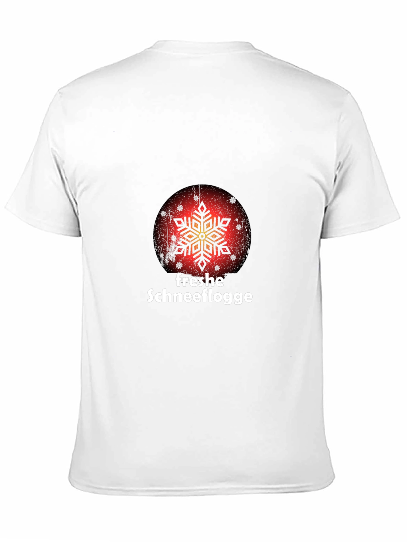 Fresh Snowflake Graphic T-Shirt - Black
