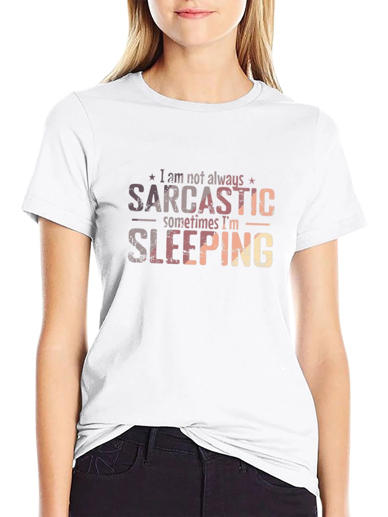 Sarcastic Sleeping T-Shirt Funny Graphic Tee
