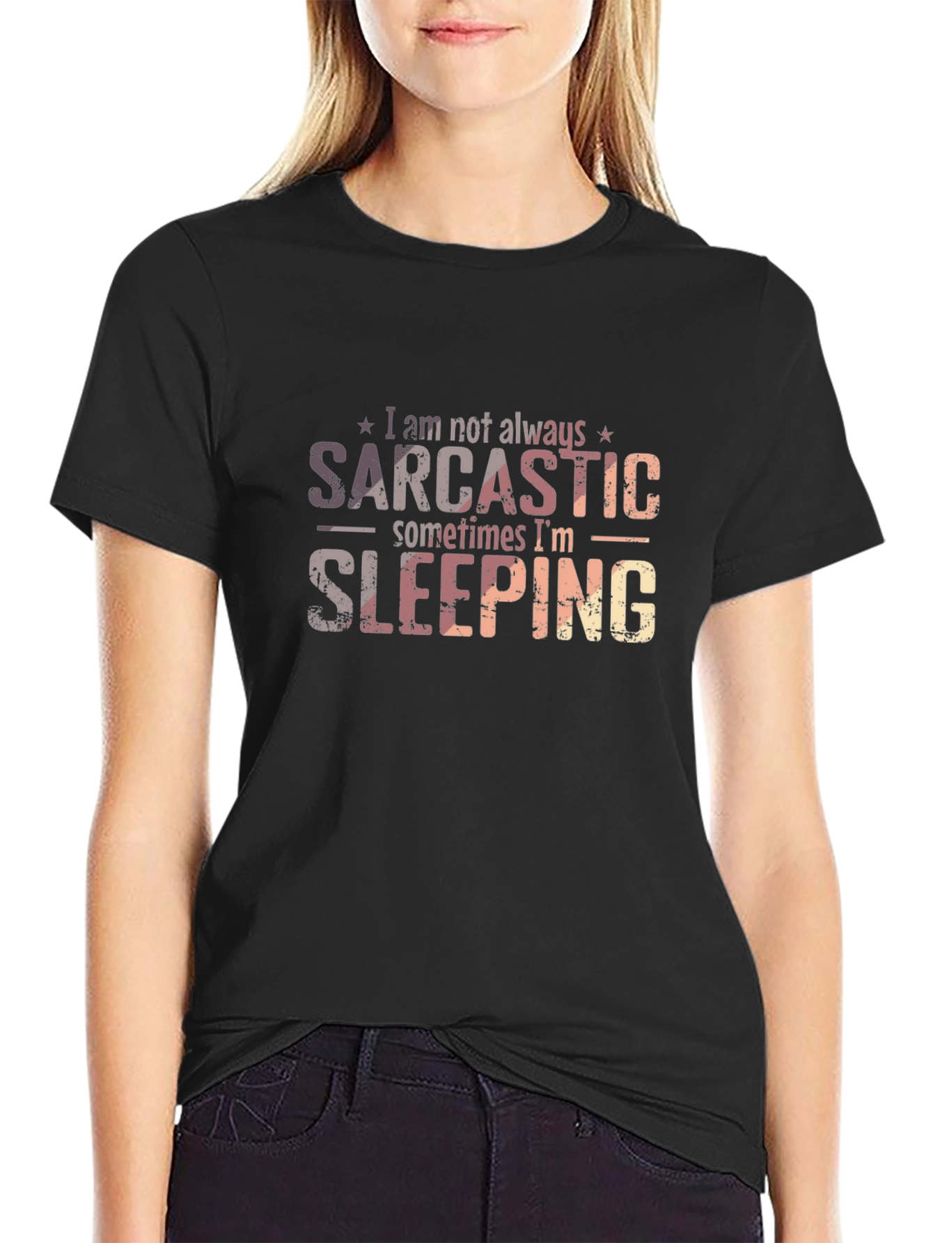 Sarcastic Sleeping T-Shirt Funny Graphic Tee