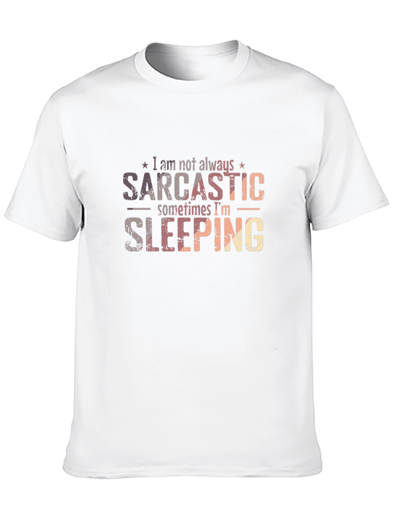 Sarcastic Sleeping T-Shirt Funny Graphic Tee