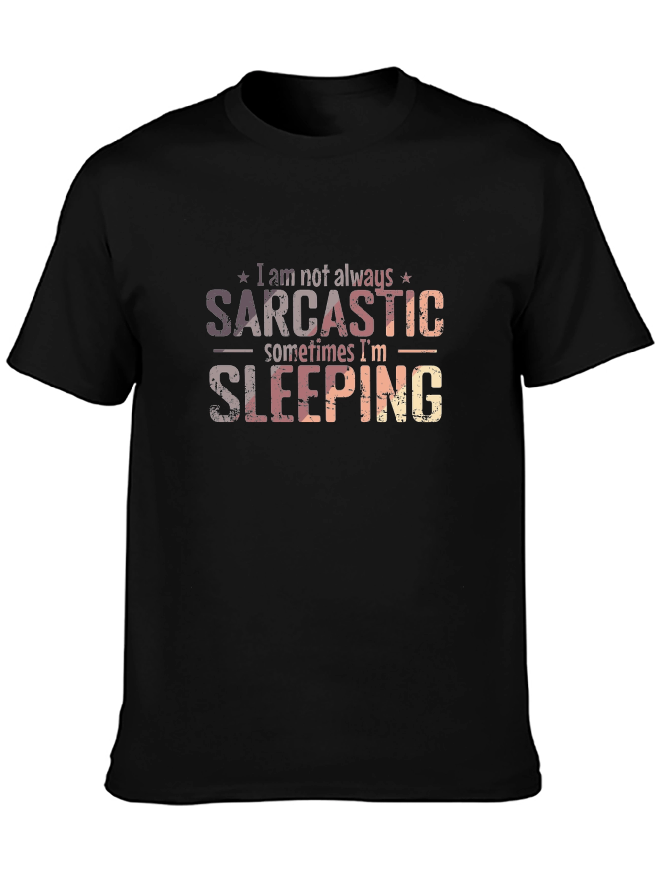 Sarcastic Sleeping T-Shirt Funny Graphic Tee