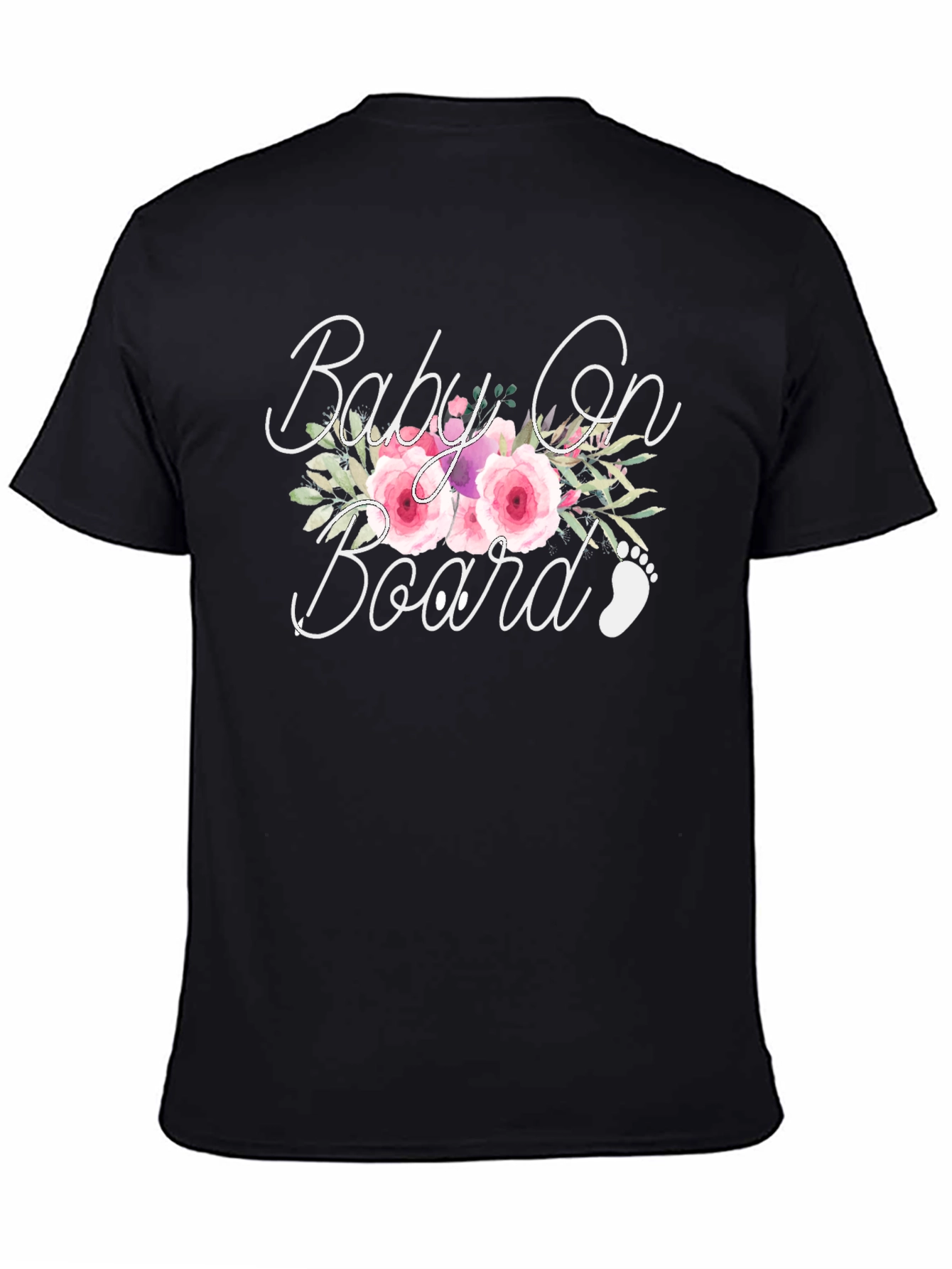 Baby On Board Floral T-Shirt