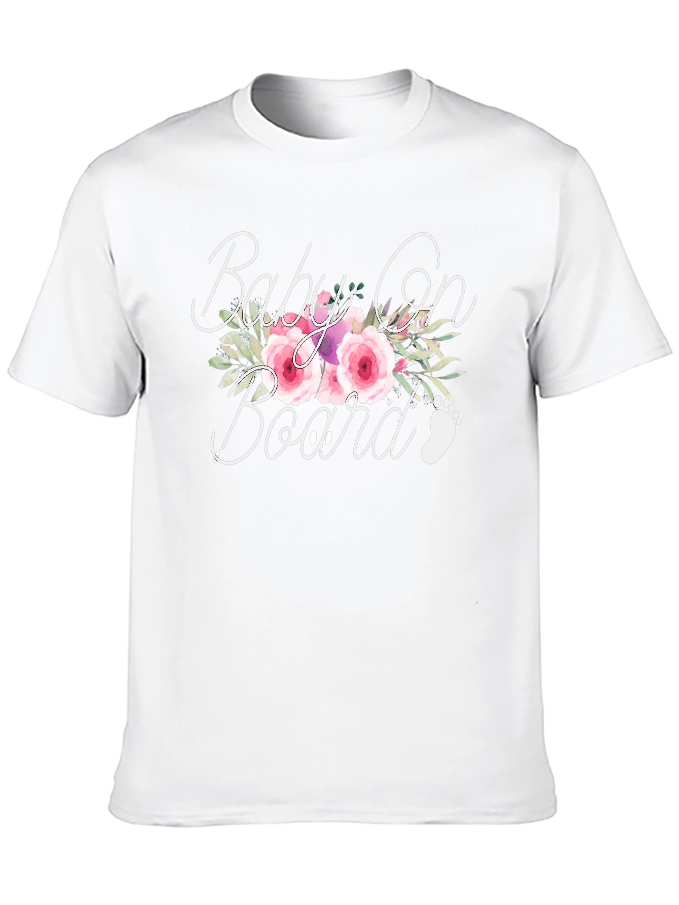 Baby On Board Floral T-Shirt