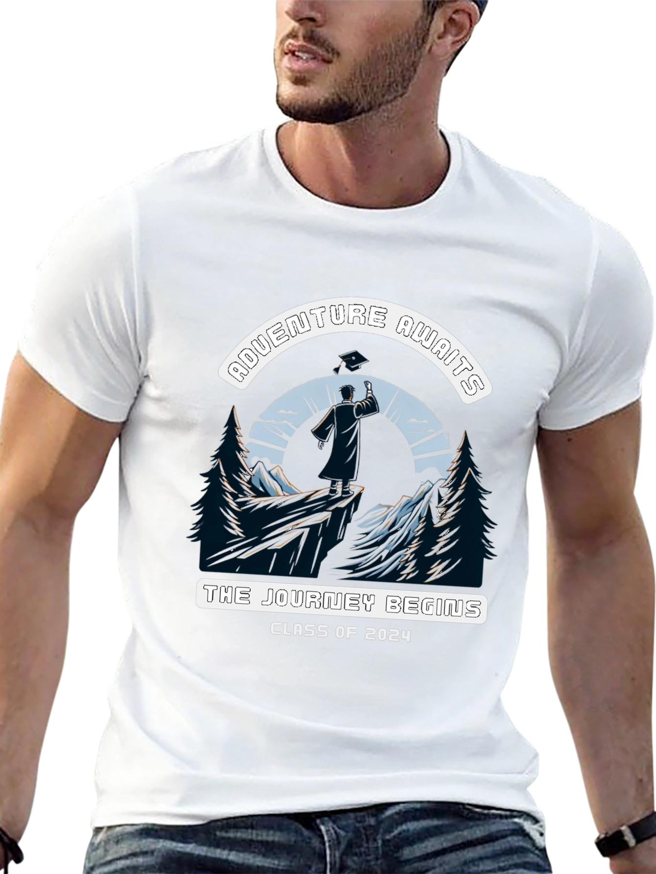 Adventure Awaits Class of 2024 Graduation T-Shirt
