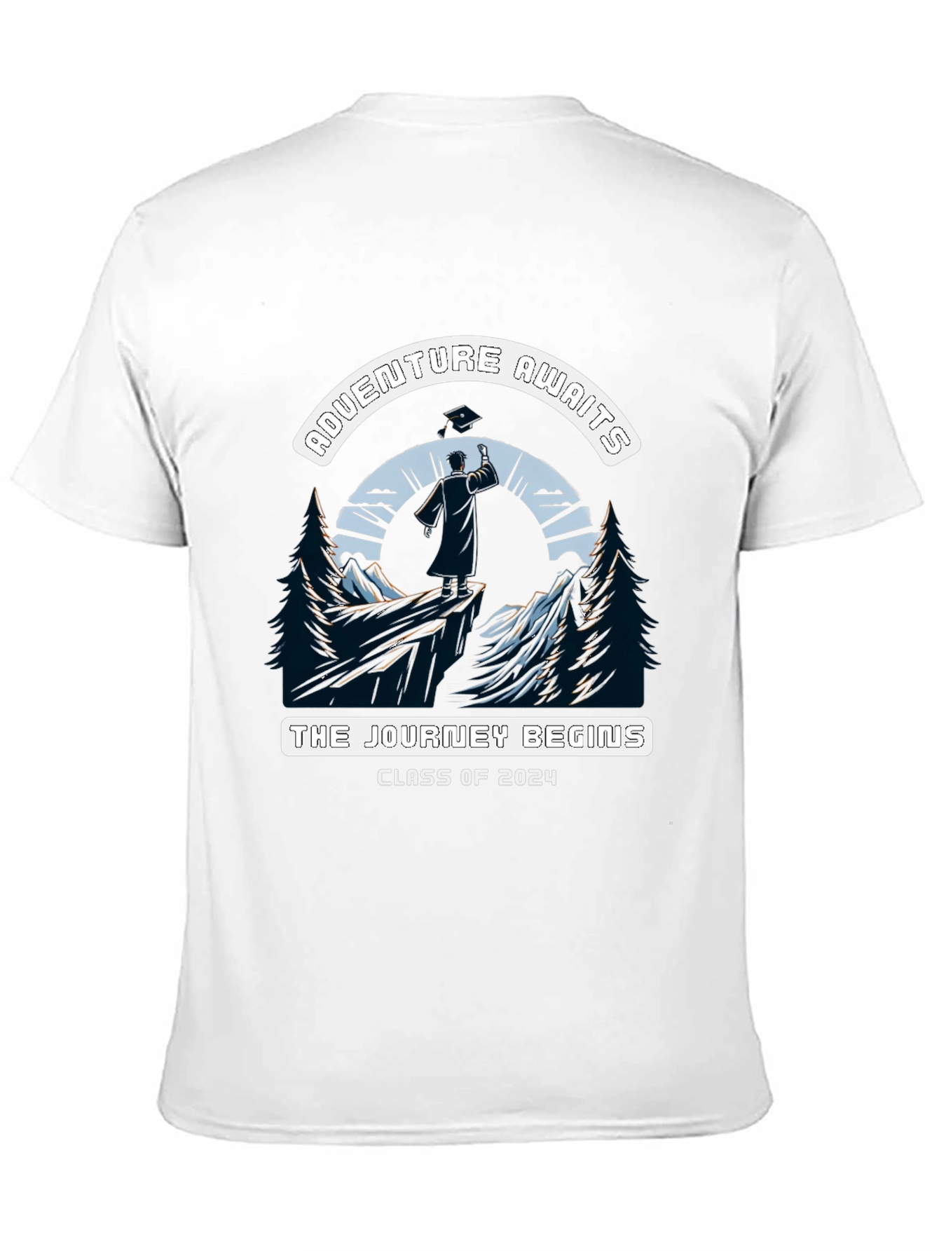 Adventure Awaits Class of 2024 Graduation T-Shirt