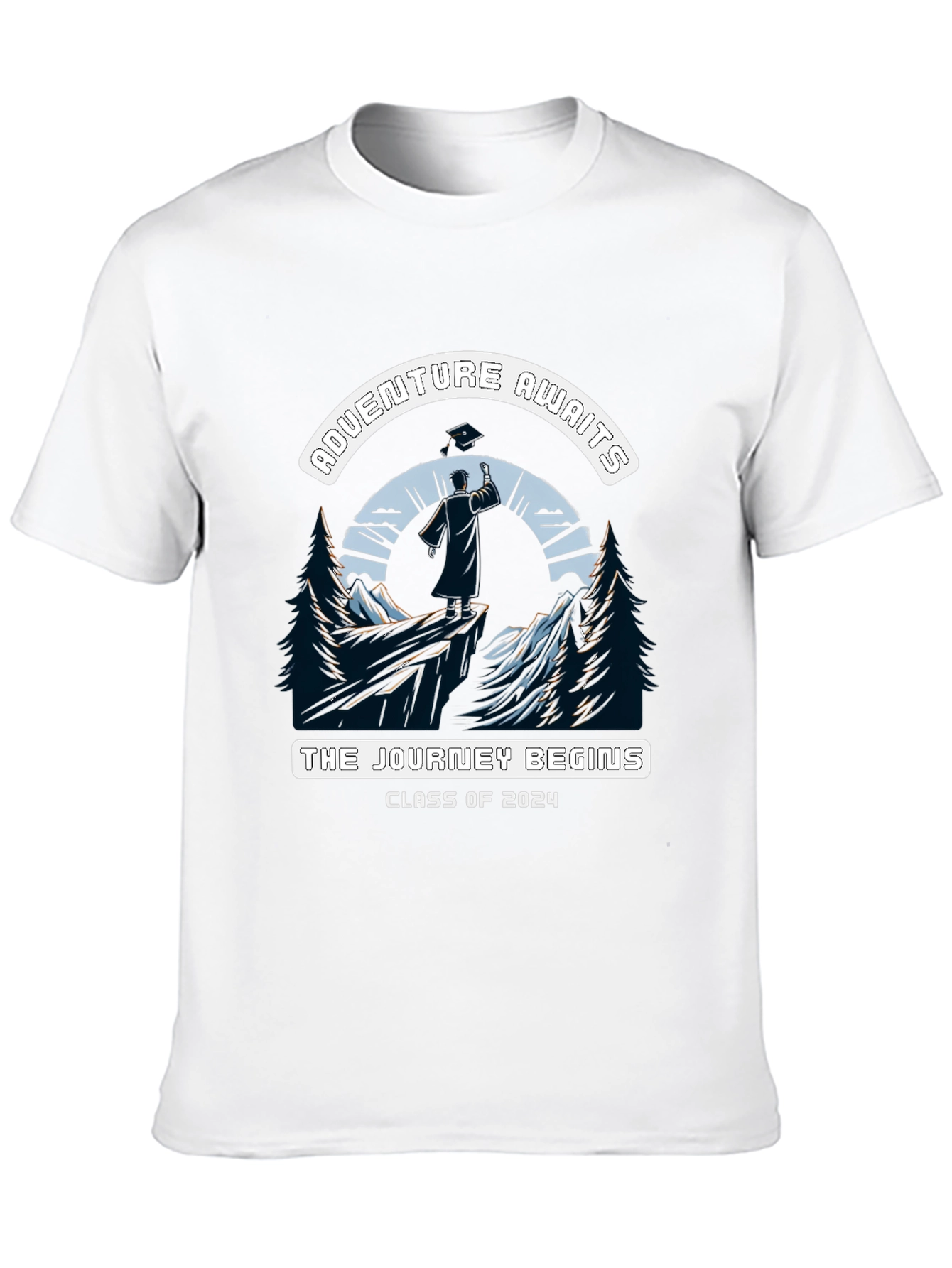 Adventure Awaits Class of 2024 Graduation T-Shirt