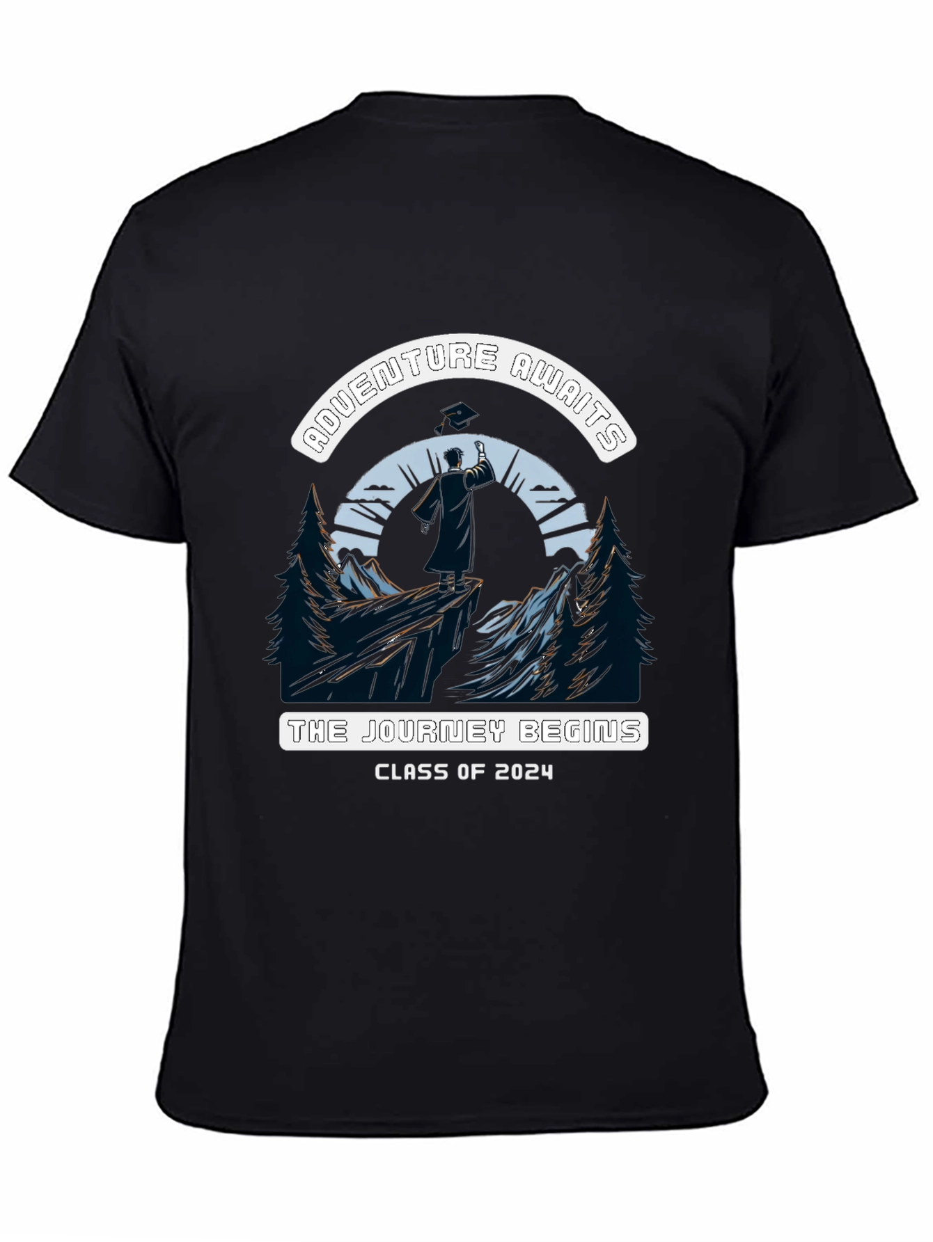 Adventure Awaits Class of 2024 Graduation T-Shirt