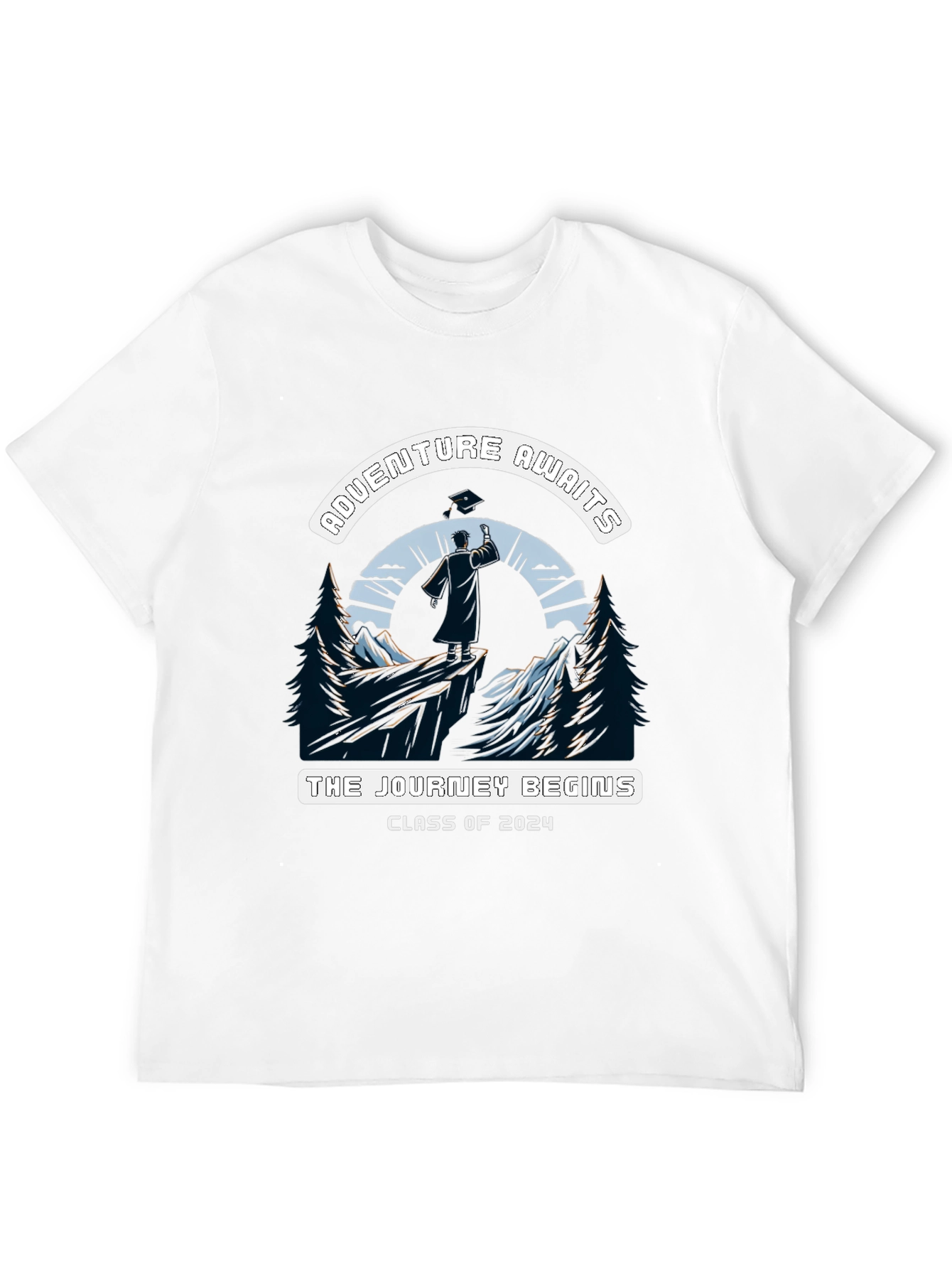 Adventure Awaits Class of 2024 Graduation T-Shirt