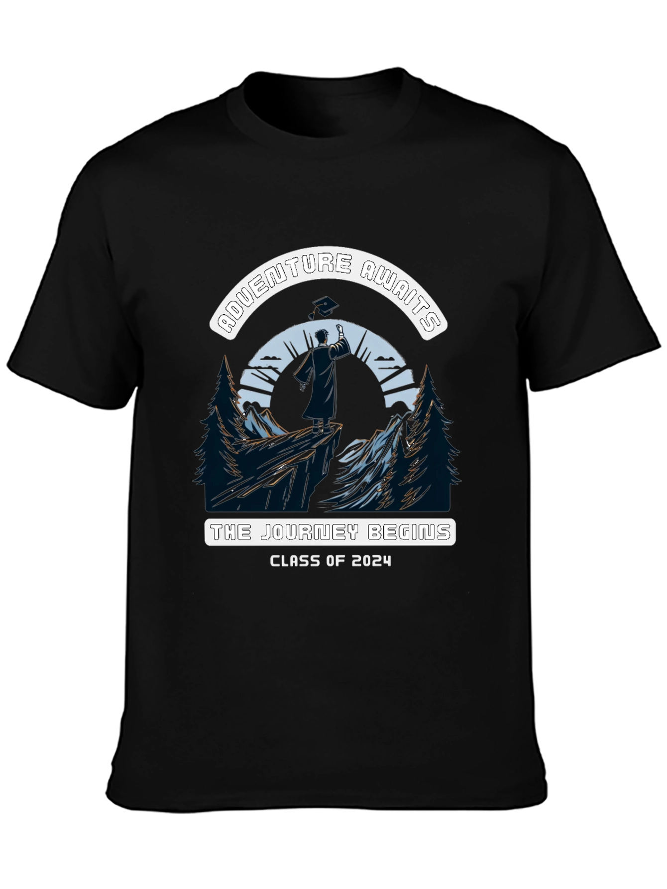 Adventure Awaits Class of 2024 Graduation T-Shirt