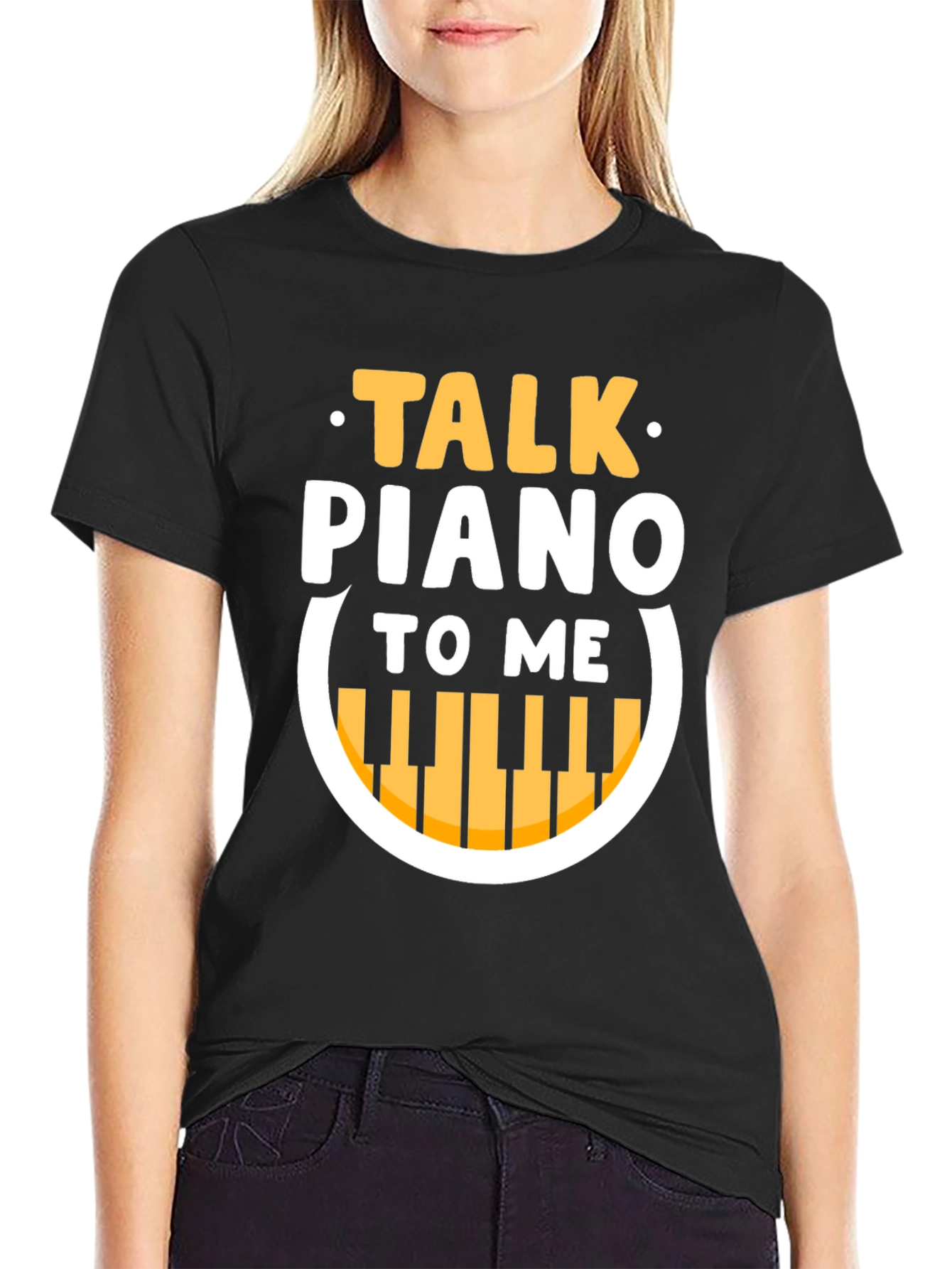 Talk Piano To Me Graphic T-Shirt