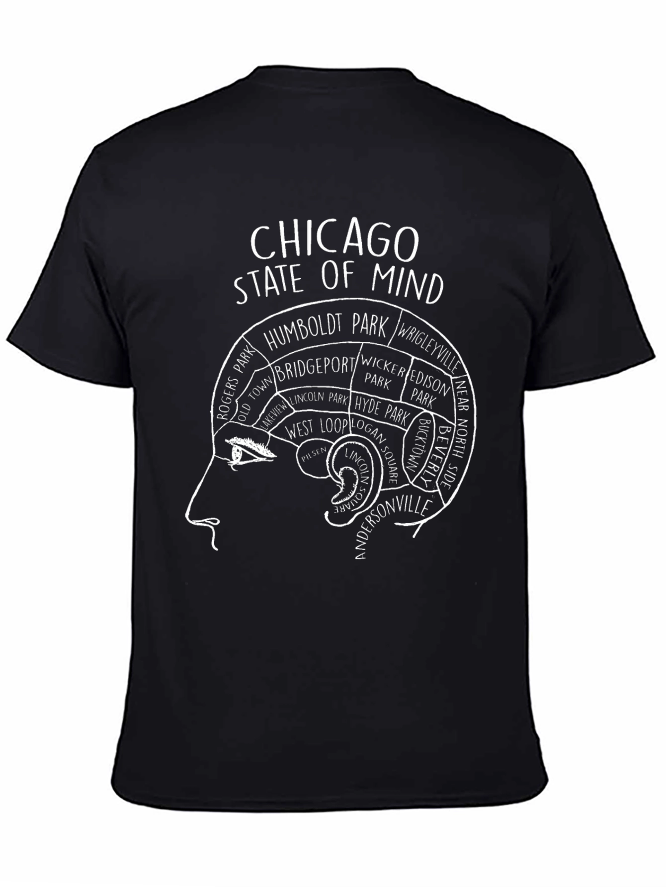 Chicago State of Mind T-Shirt - Black