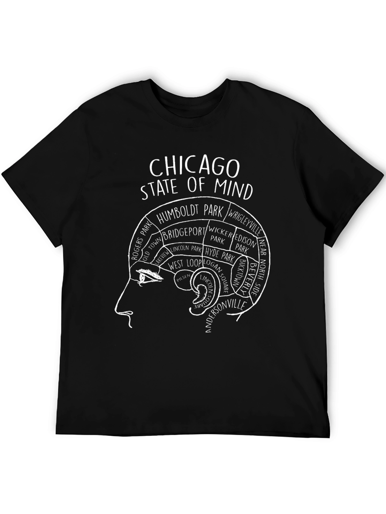 Chicago State of Mind T-Shirt - Black