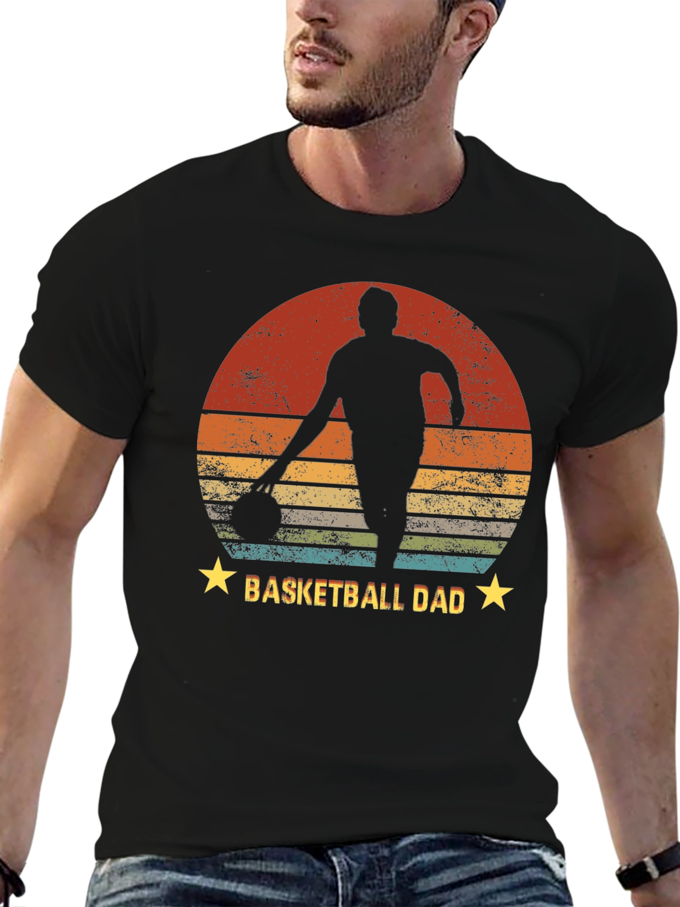 Basketball Dad T-Shirt - Retro Style