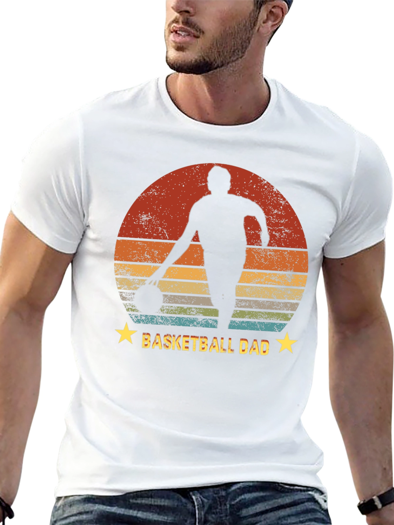 Basketball Dad T-Shirt - Retro Style