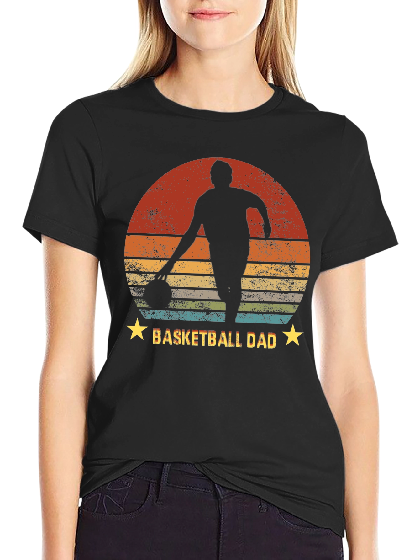 Basketball Dad T-Shirt - Retro Style