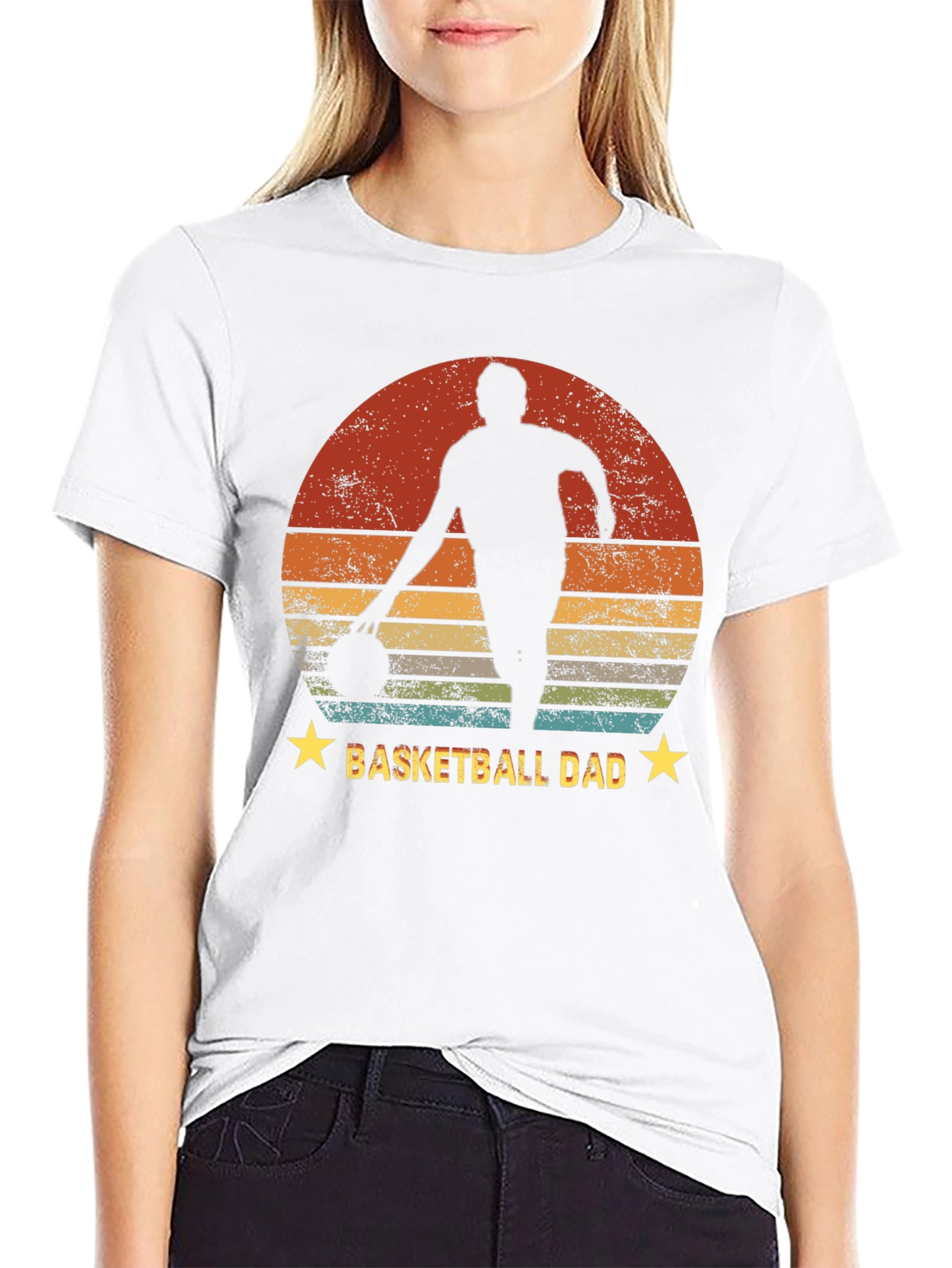 Basketball Dad T-Shirt - Retro Style