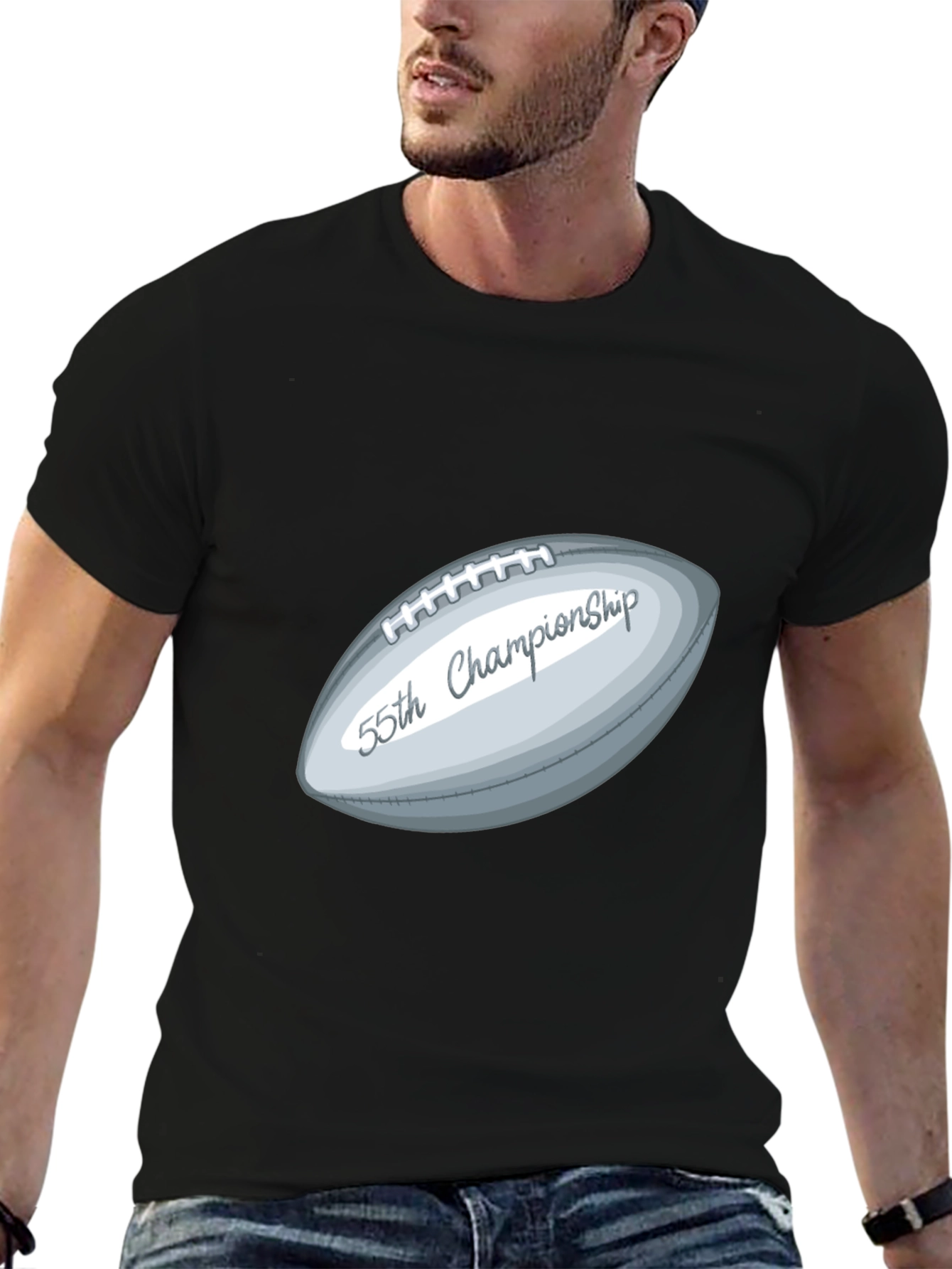 55th Championship Football T-Shirt