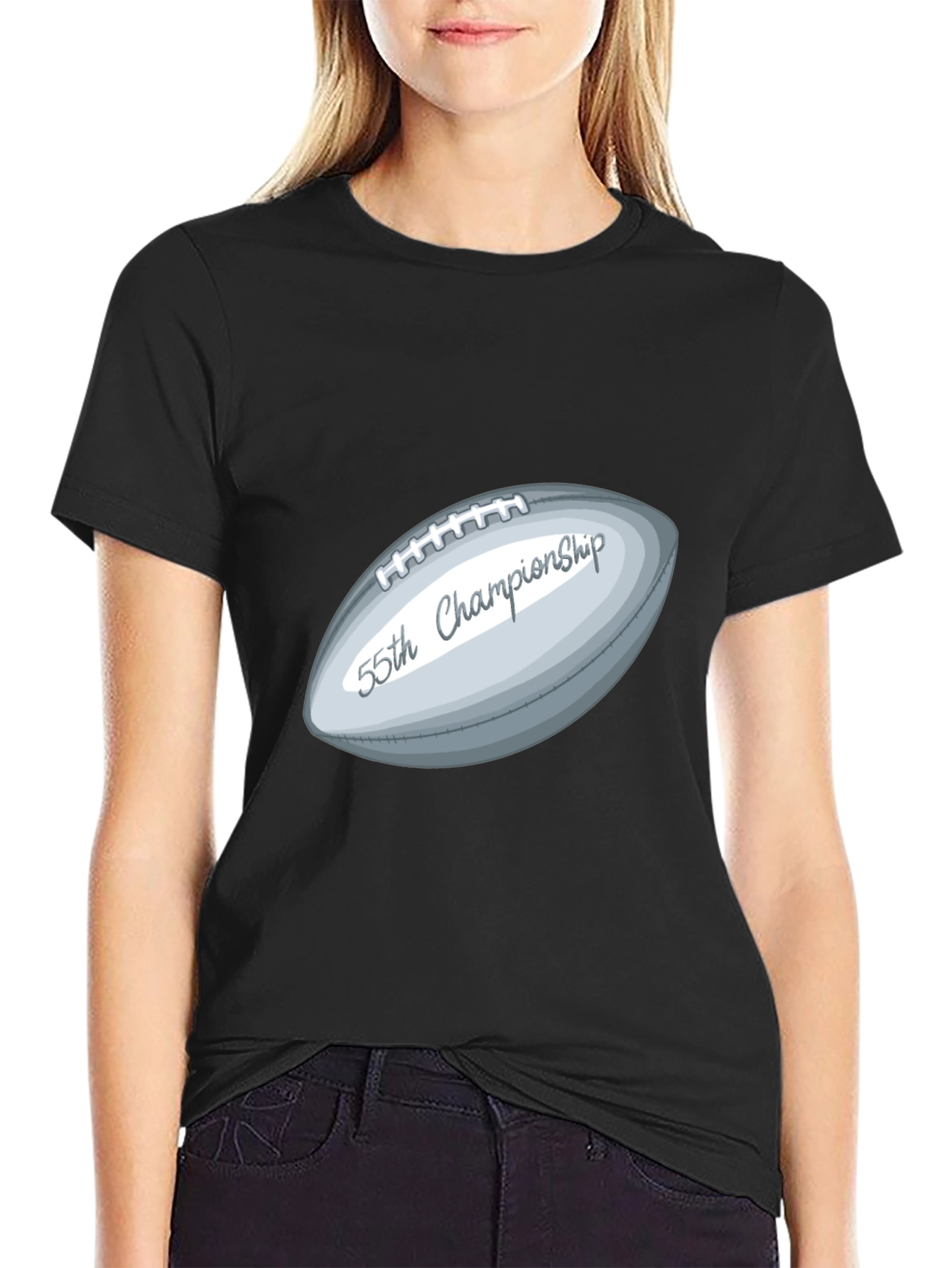 55th Championship Football T-Shirt