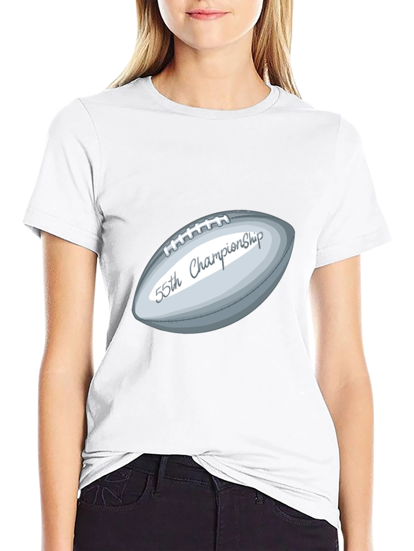 55th Championship Football T-Shirt