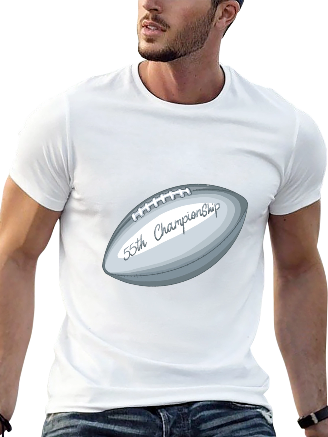55th Championship Football T-Shirt