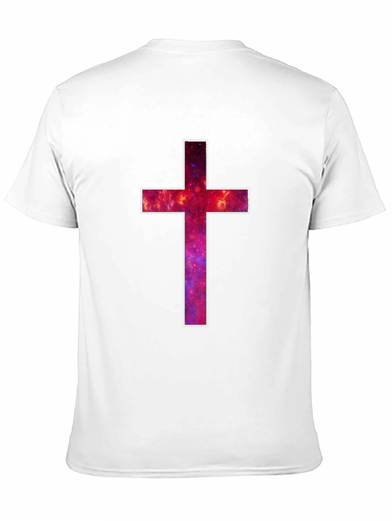 Galaxy Cross Graphic Tee - Mens Black T-Shirt