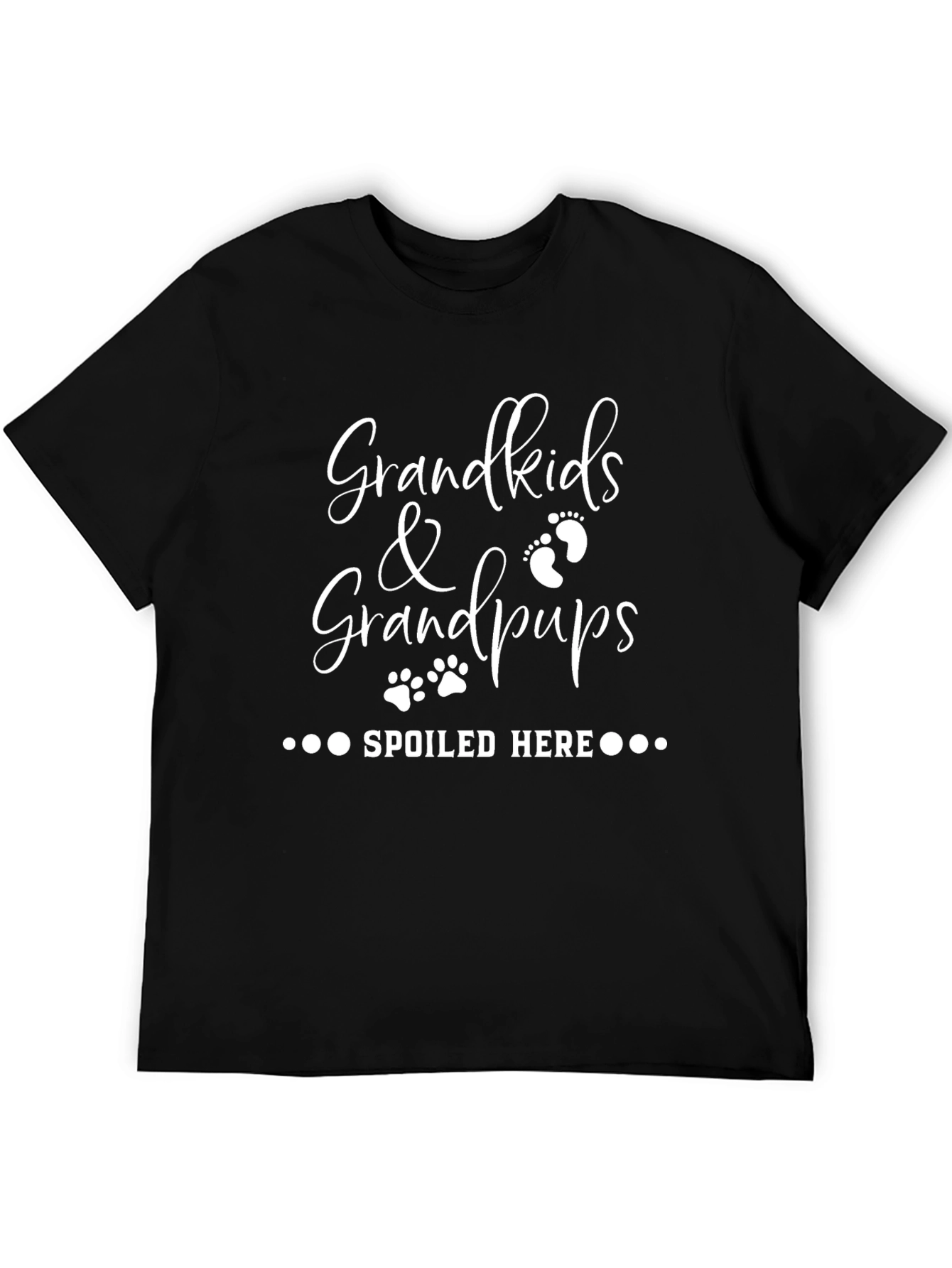 Grandkids & Grandpups Spoiled Here T-Shirt