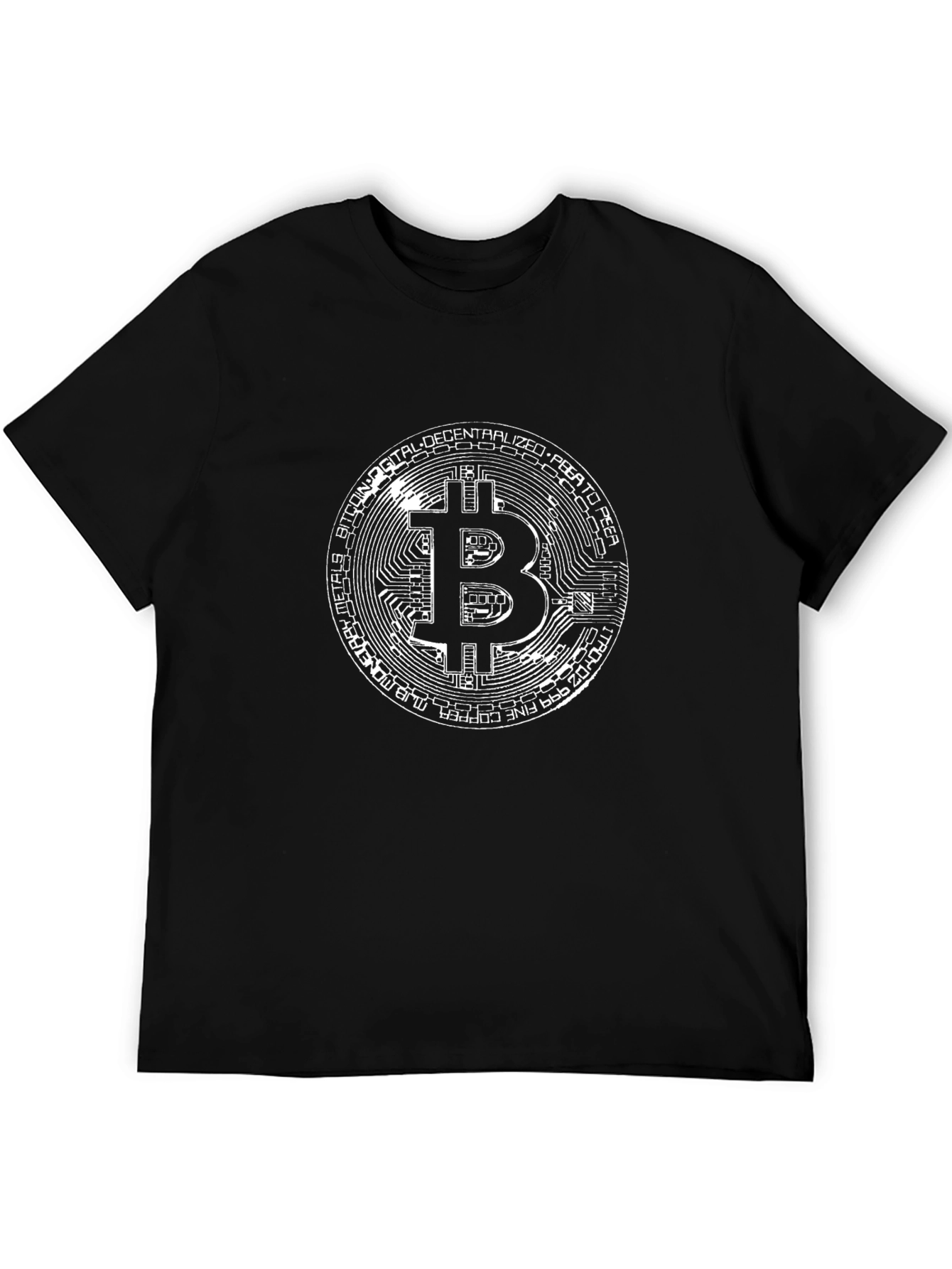Bitcoin T-Shirt - Crypto Currency Digital Tech Style