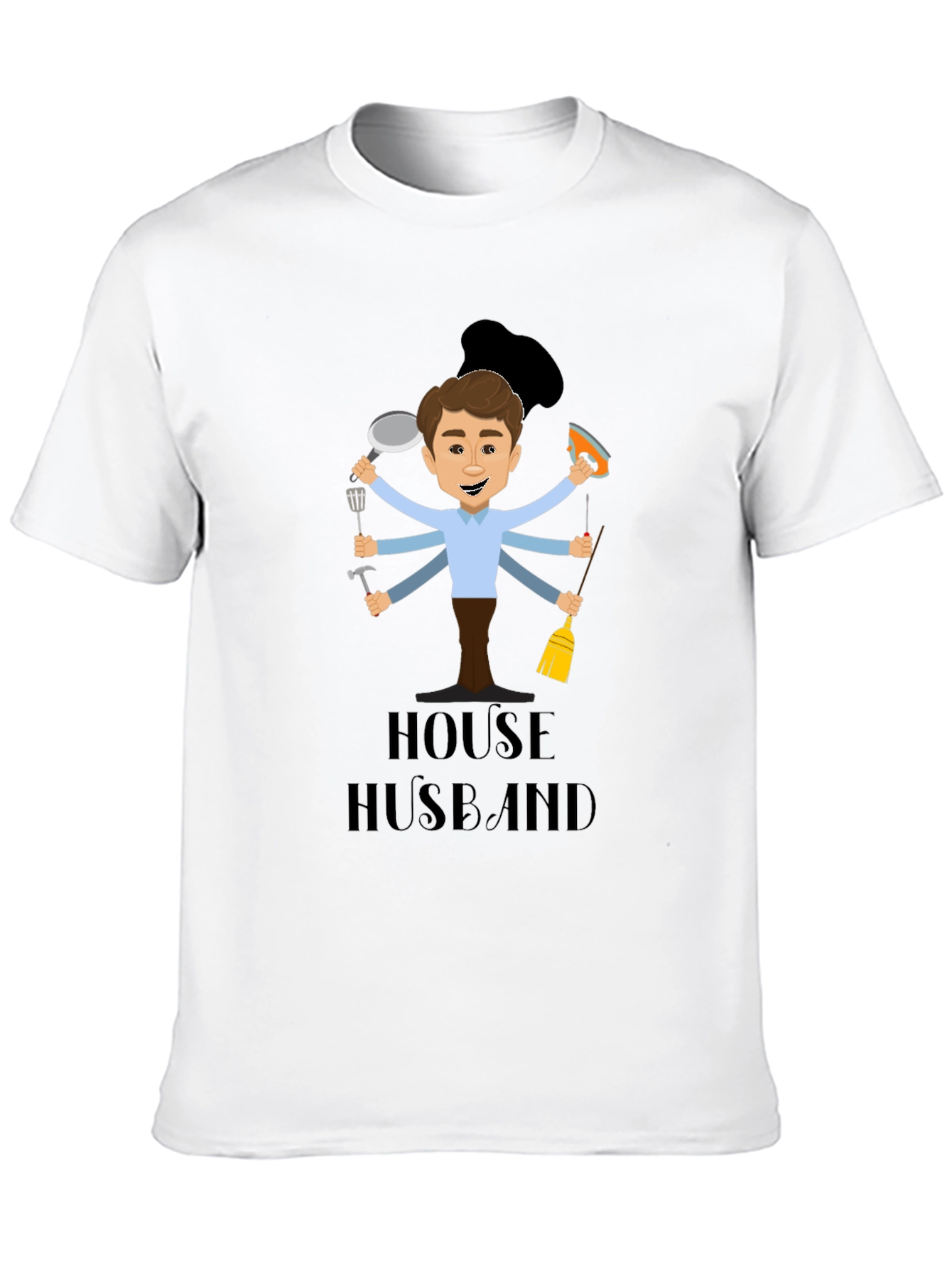 House Husband Graphic Tee - Multi-Tasking Dad