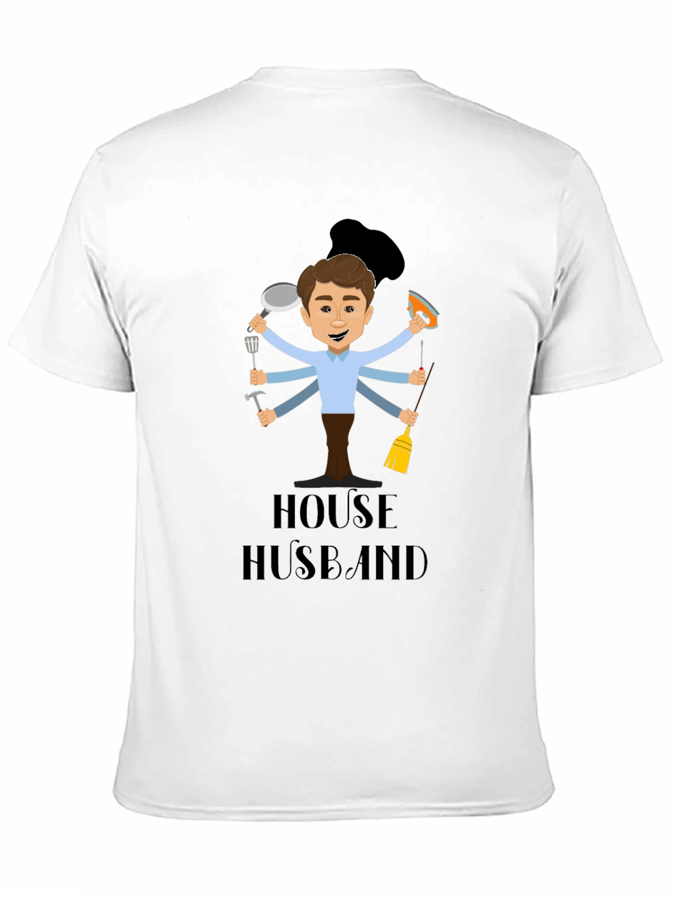 House Husband Graphic Tee - Multi-Tasking Dad