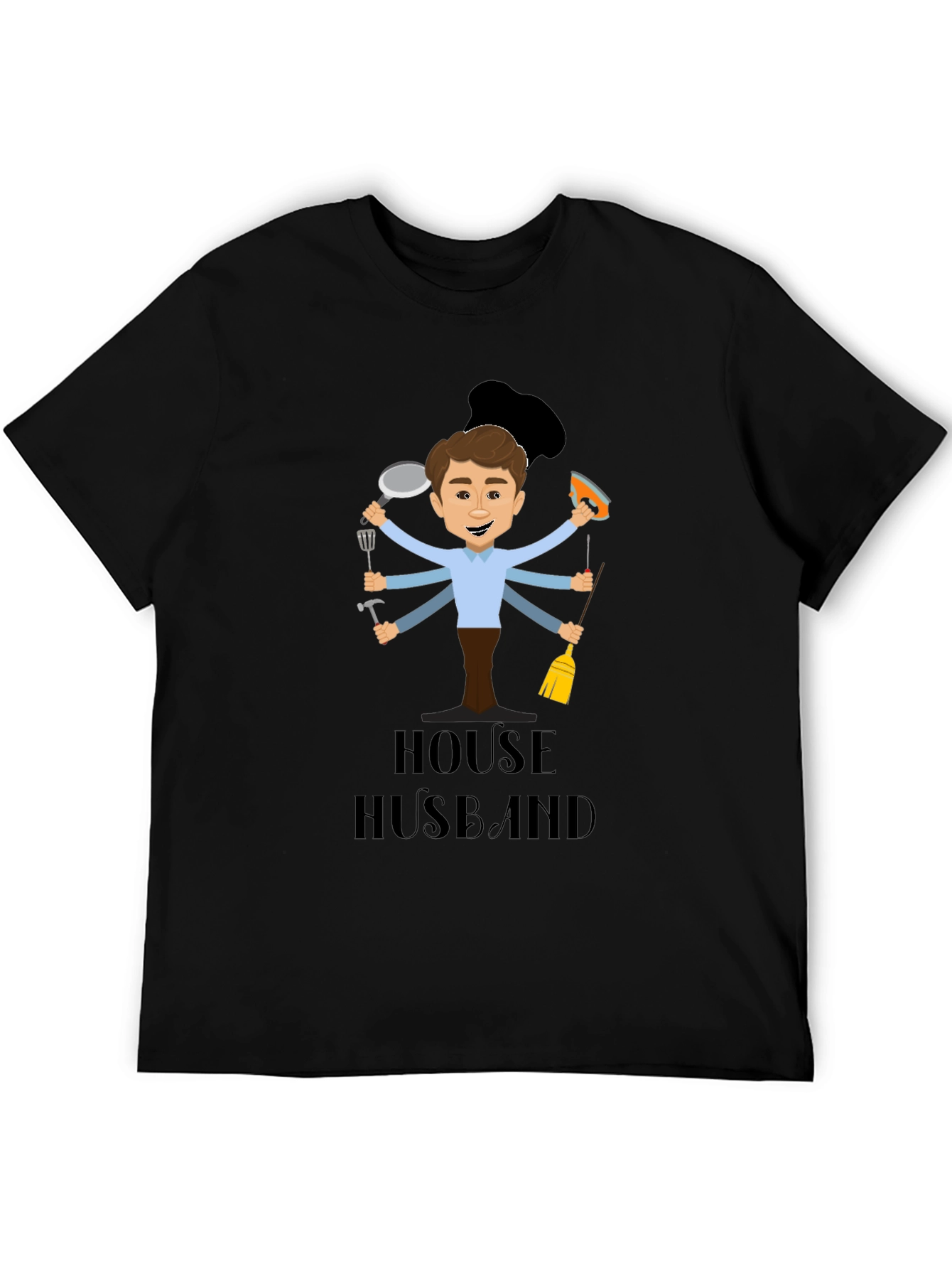House Husband Graphic Tee - Multi-Tasking Dad