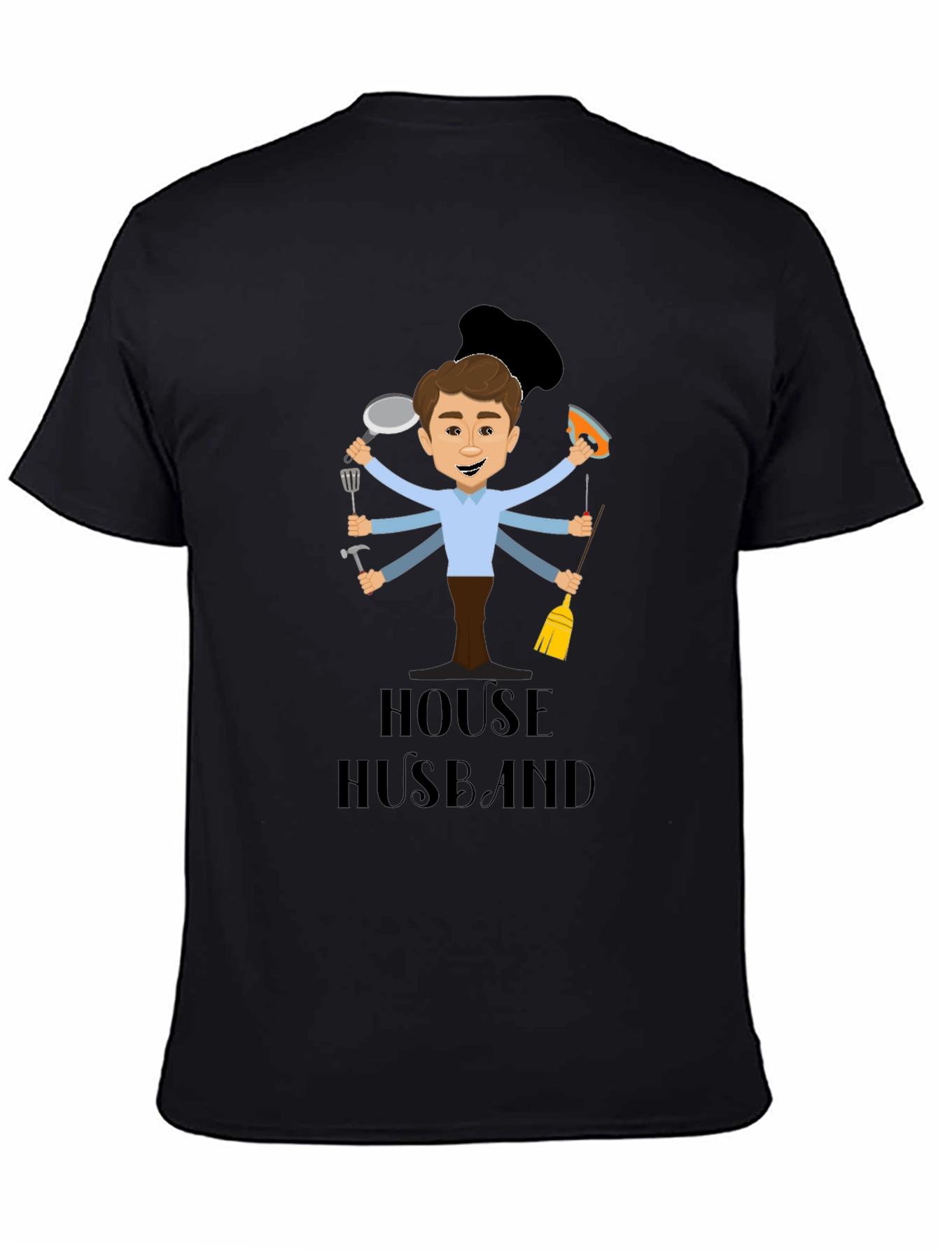House Husband Graphic Tee - Multi-Tasking Dad