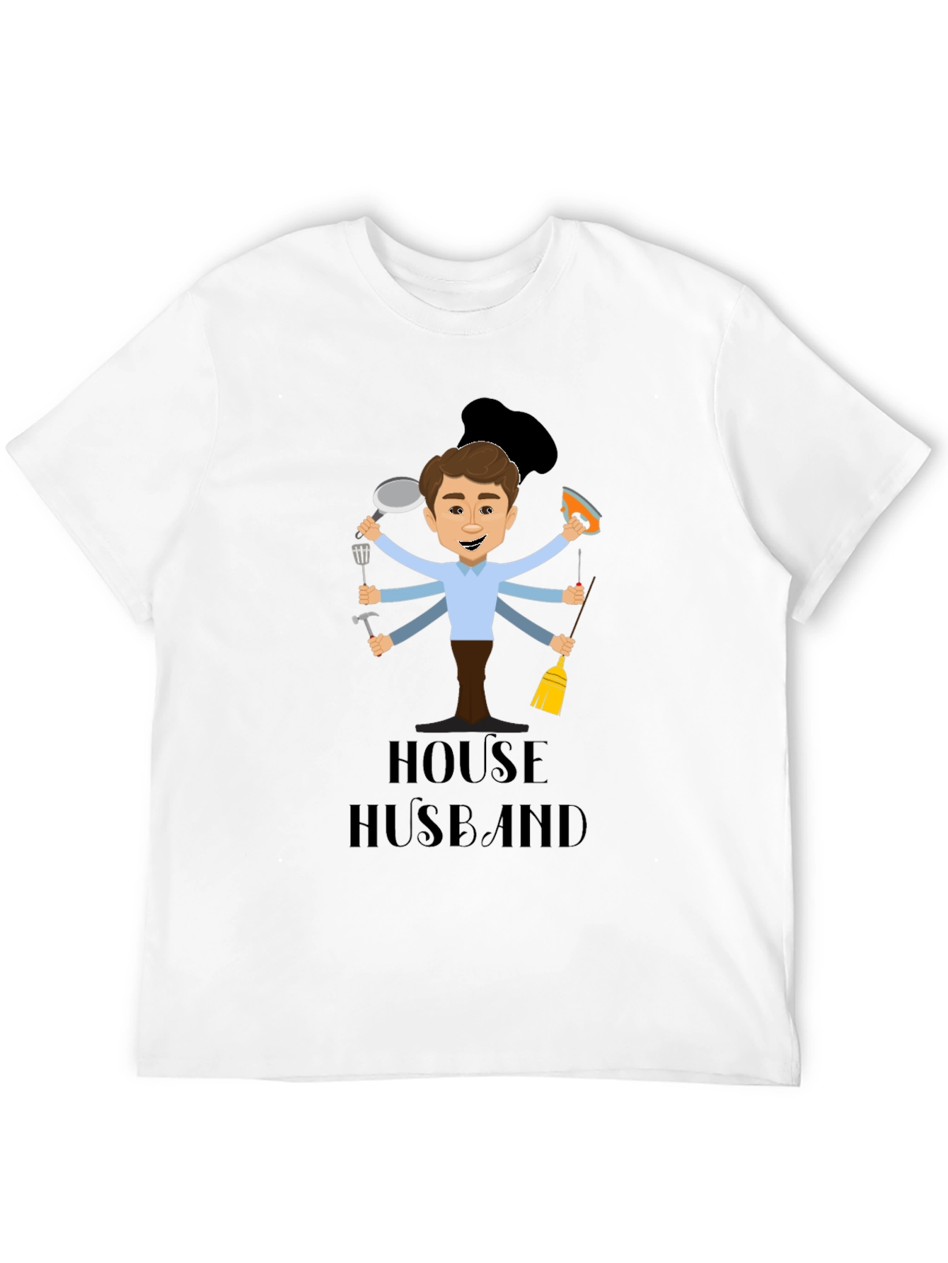 House Husband Graphic Tee - Multi-Tasking Dad
