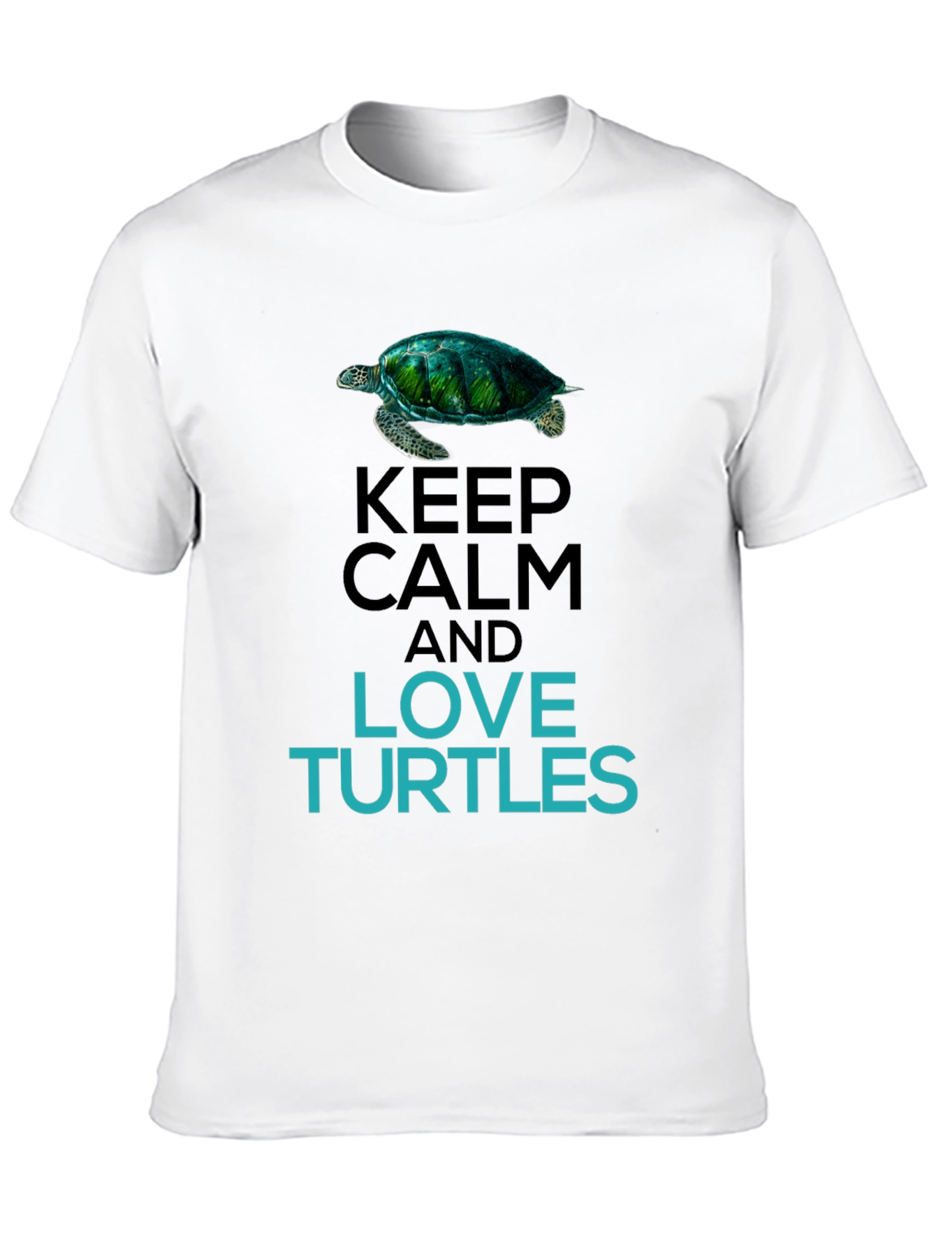 Keep Calm Love Turtles Graphic Tee