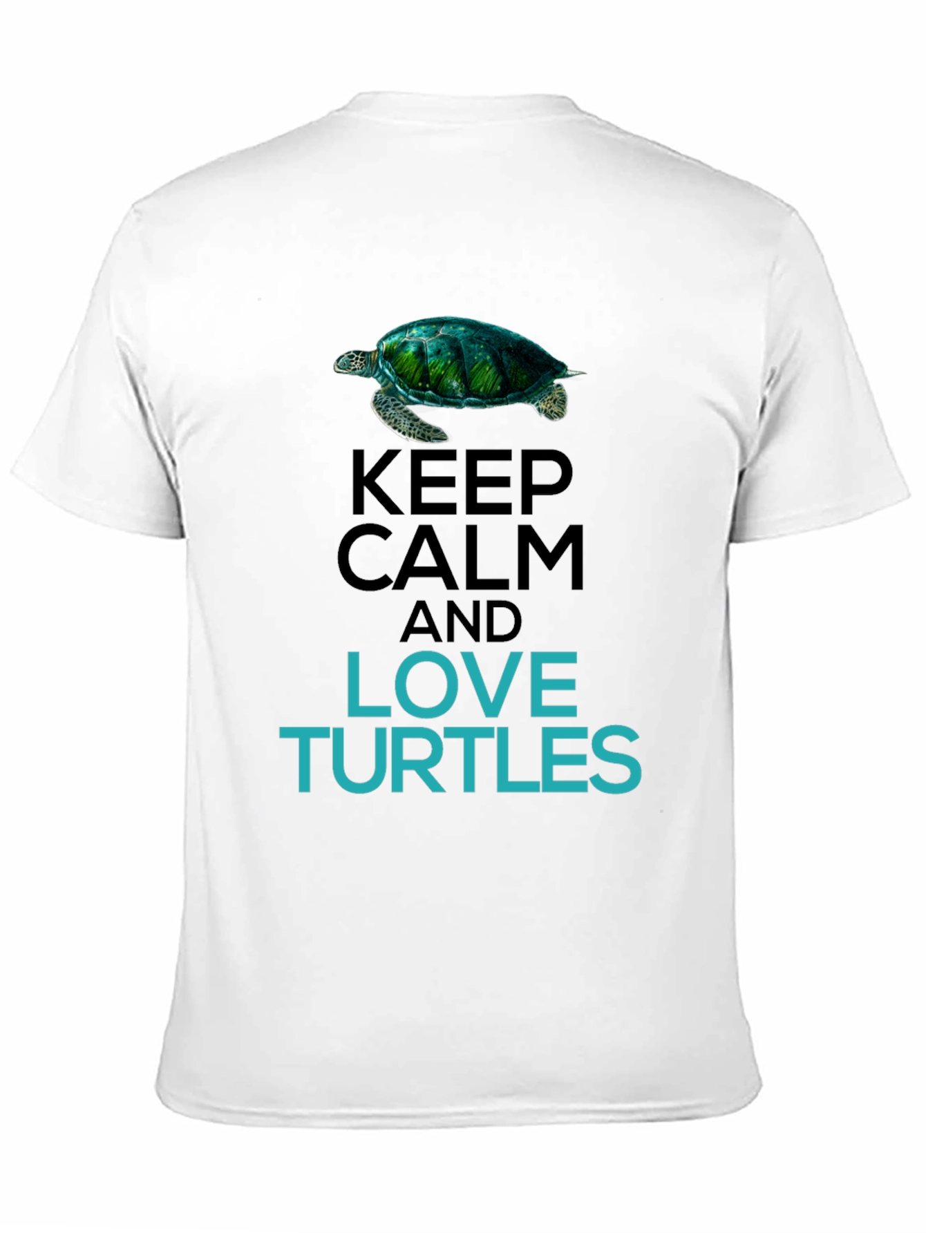 Keep Calm Love Turtles Graphic Tee