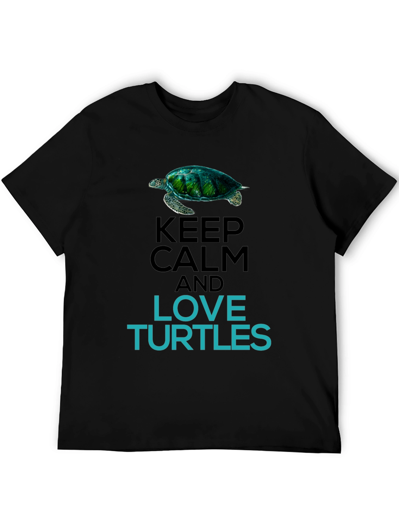 Keep Calm Love Turtles Graphic Tee